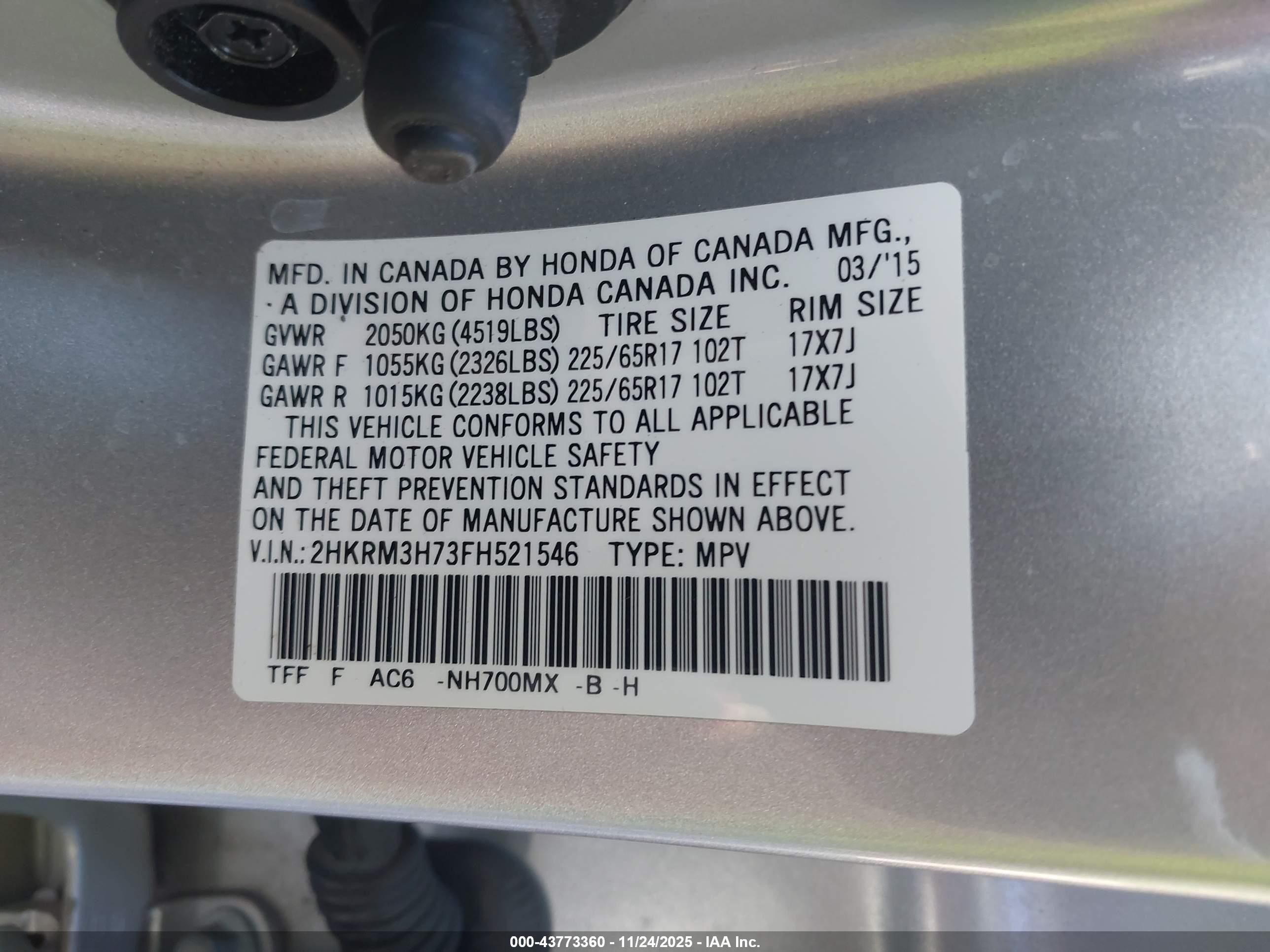 HONDA CR-V image 9