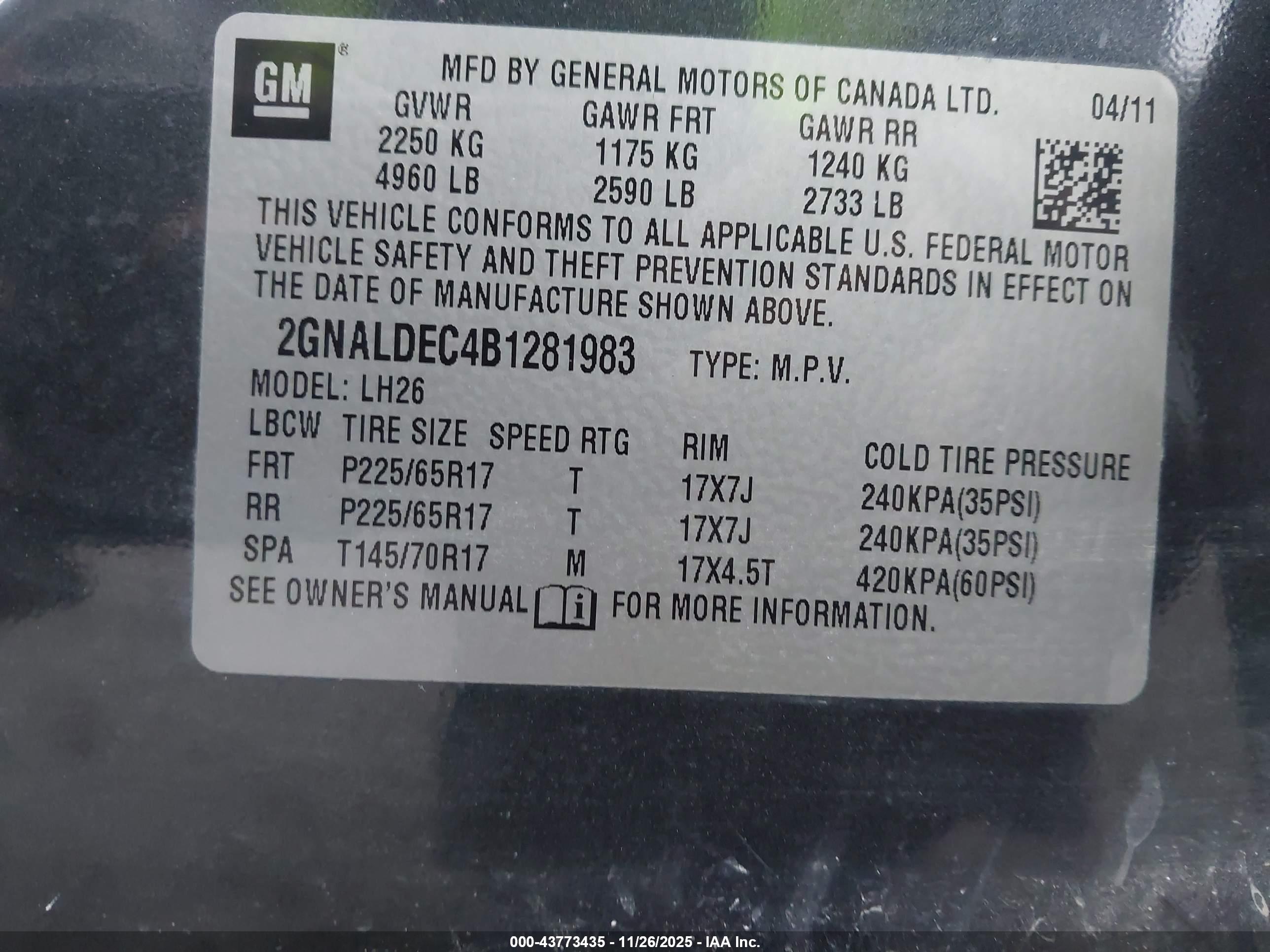 CHEVROLET EQUINOX image 9