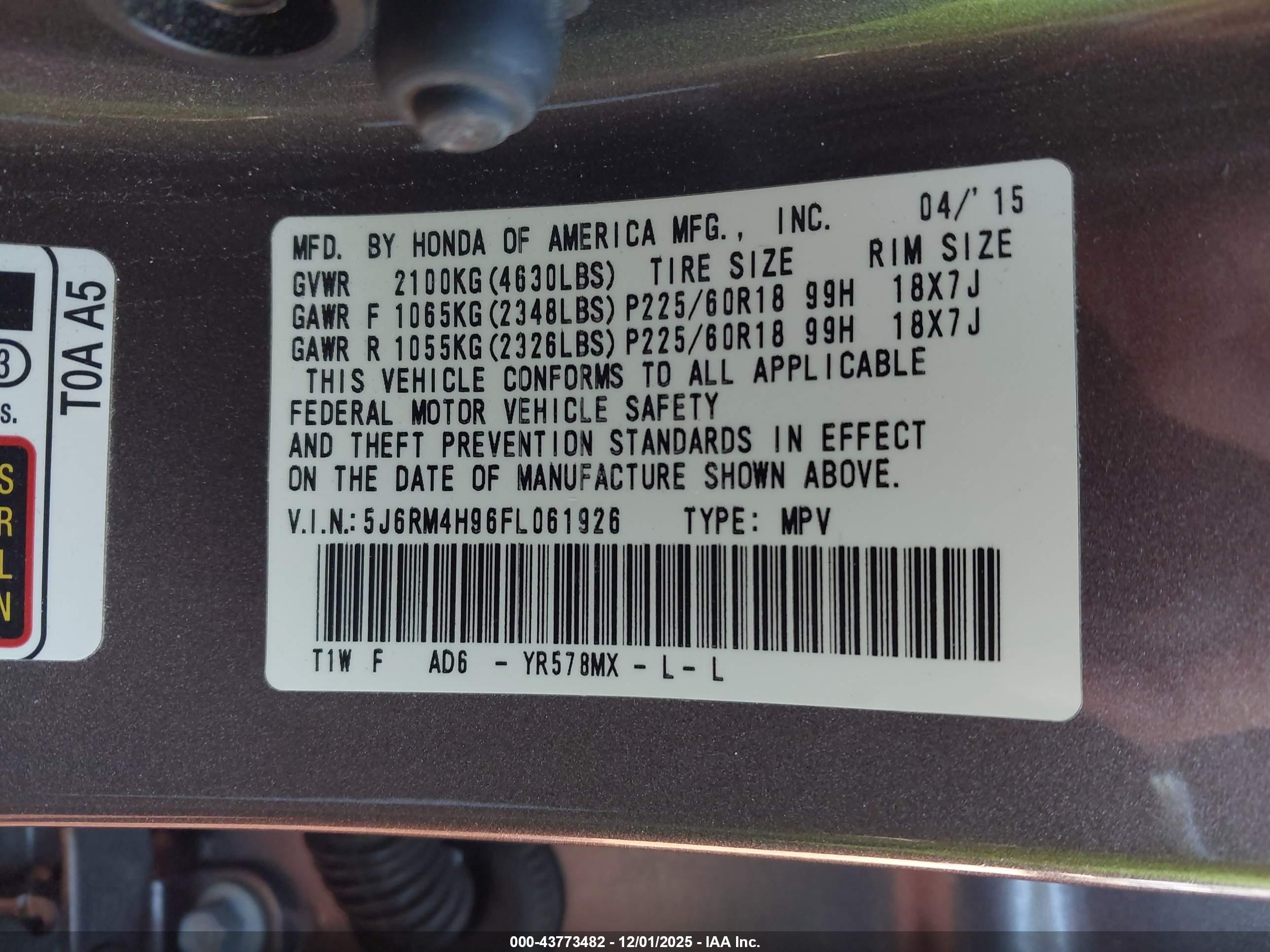 HONDA CR-V image 9