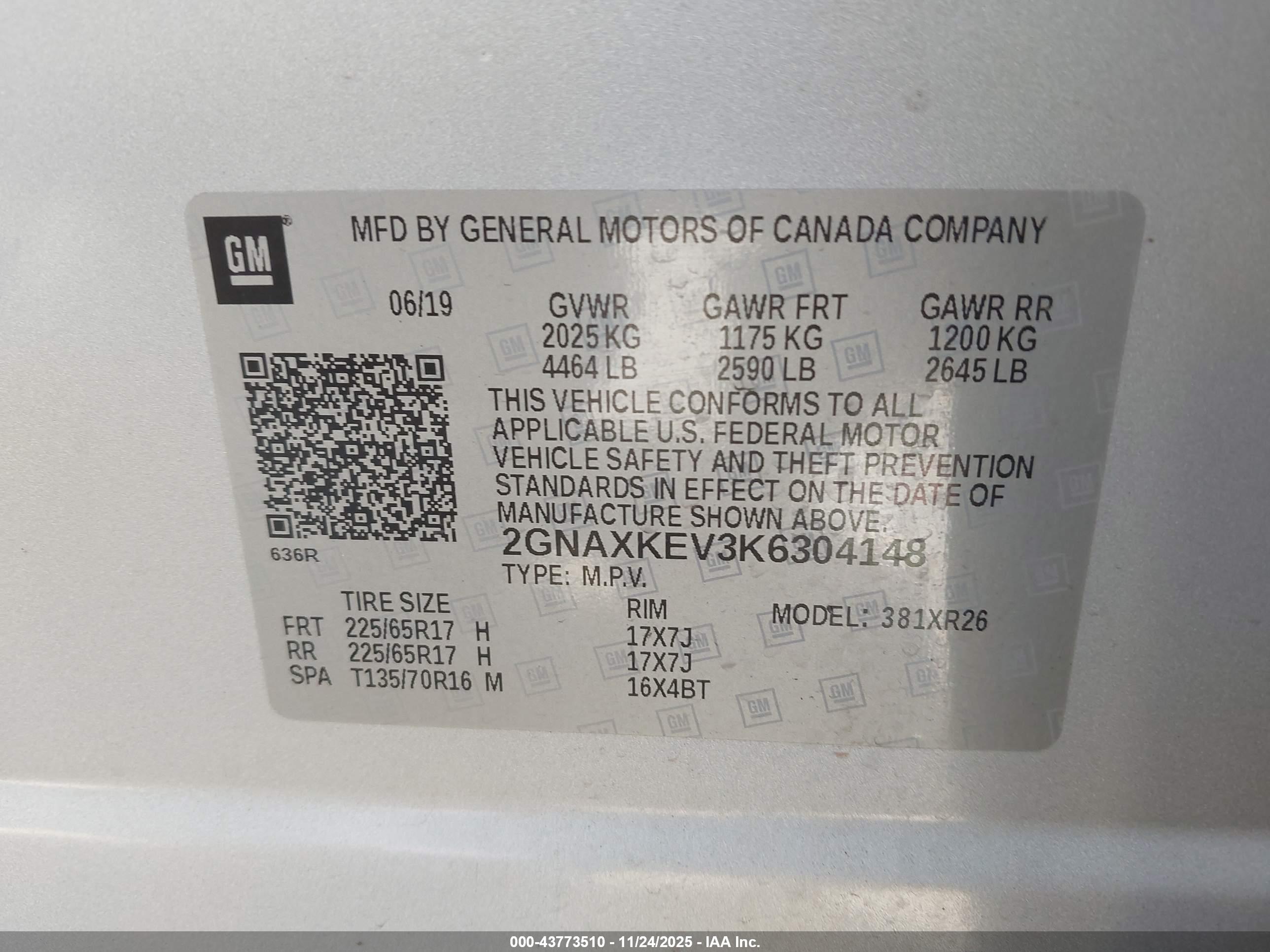 CHEVROLET EQUINOX image 9