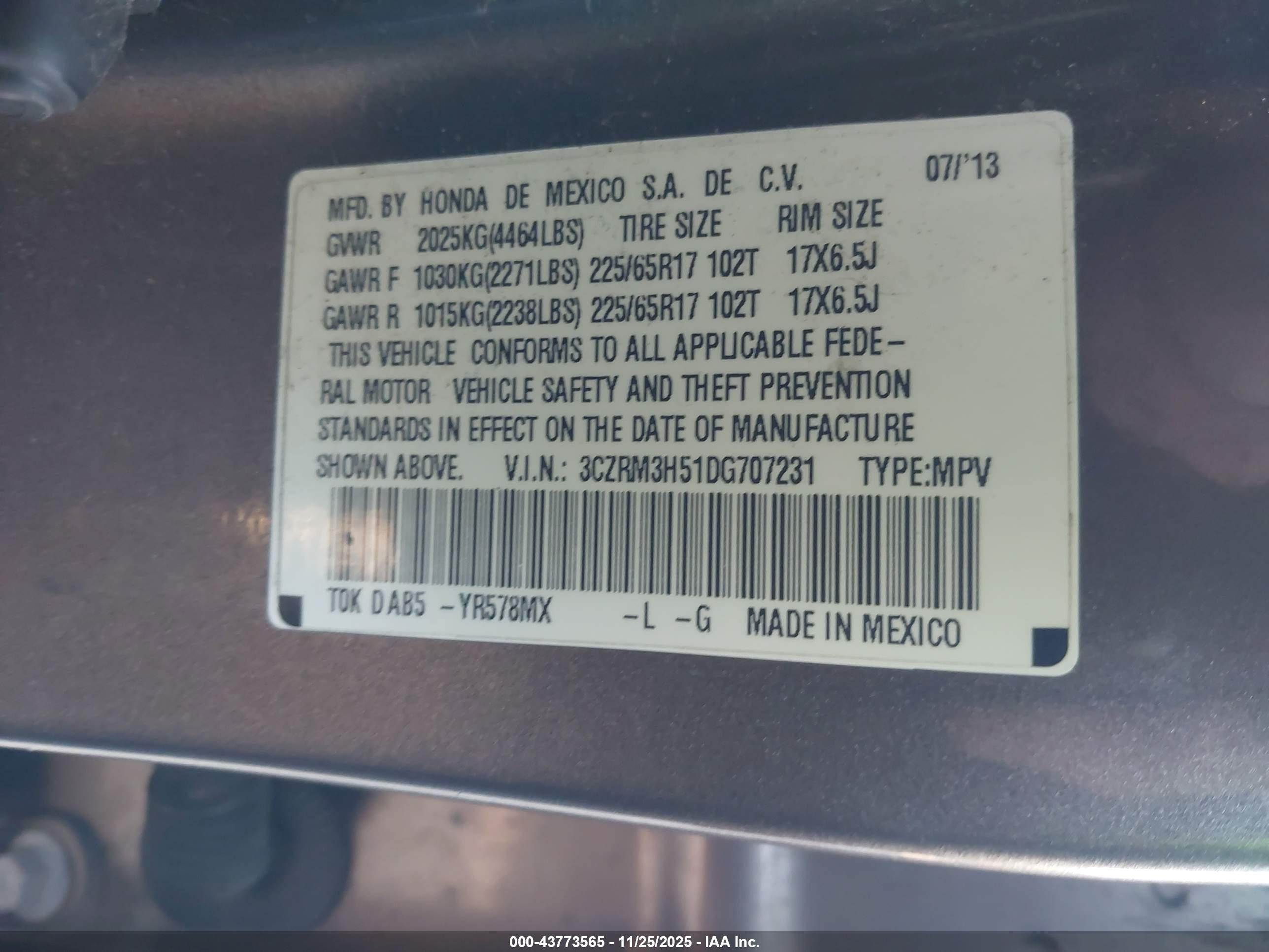 HONDA CR-V image 9