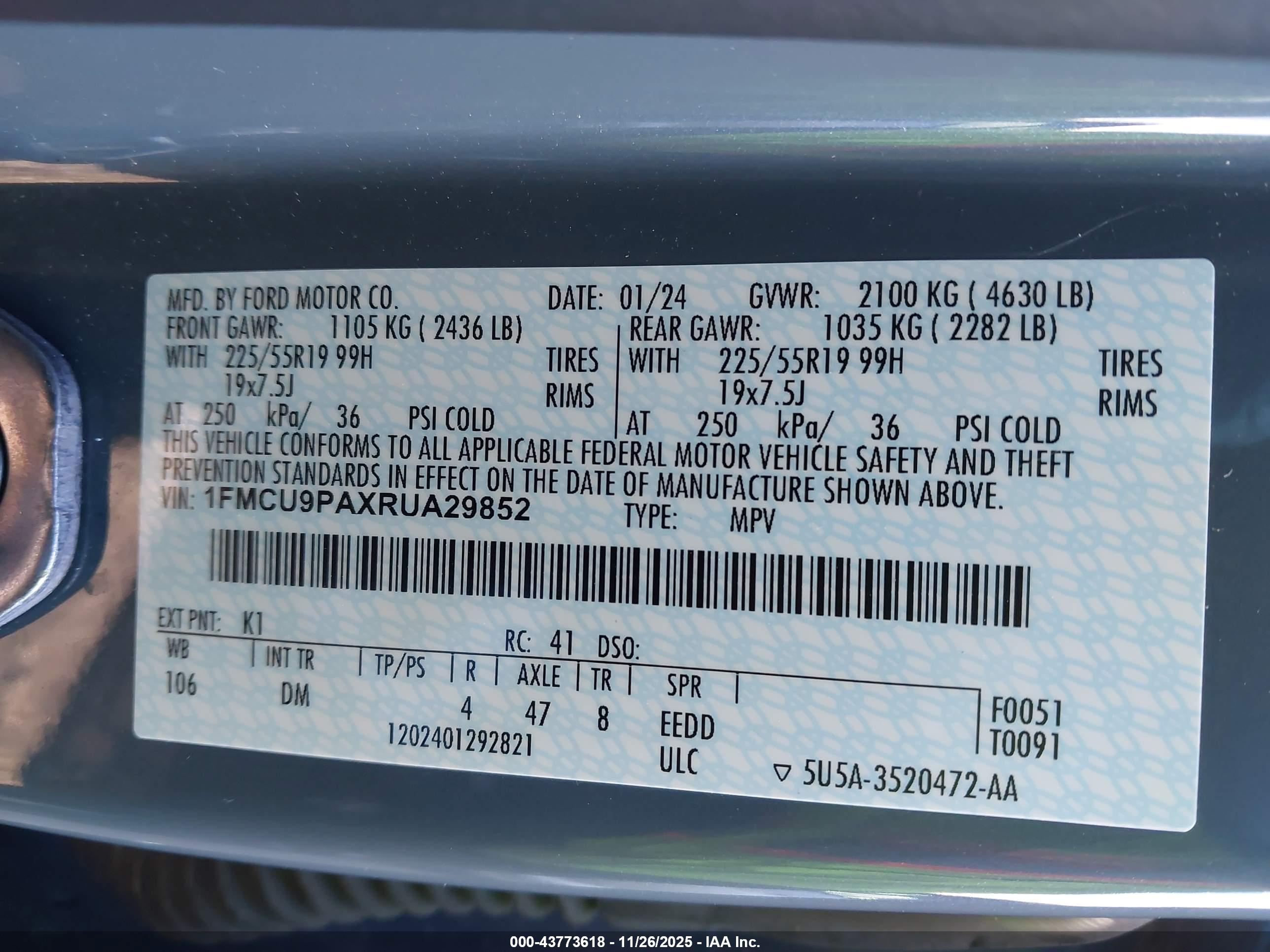 FORD ESCAPE image 9