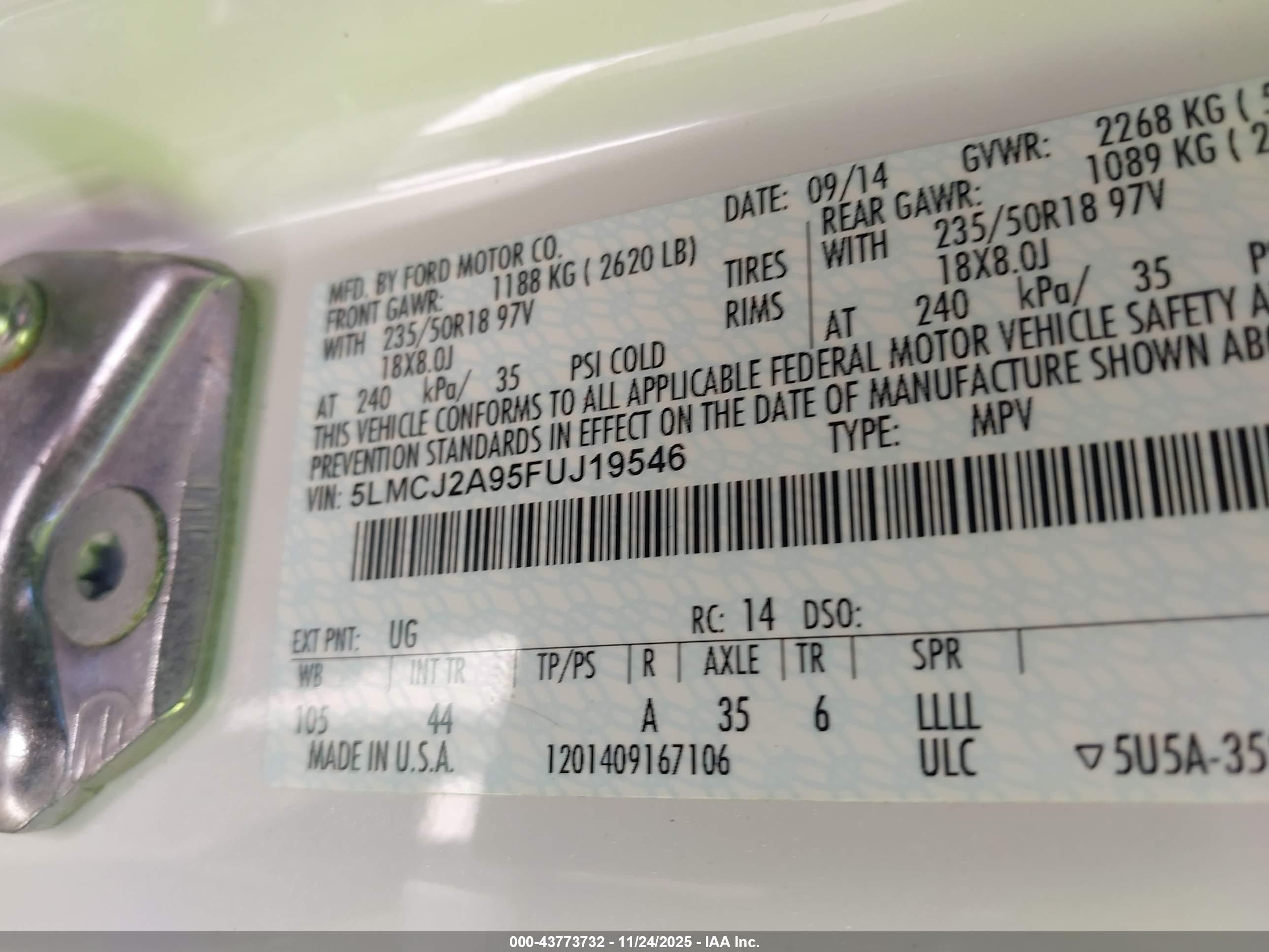 LINCOLN MKC image 9