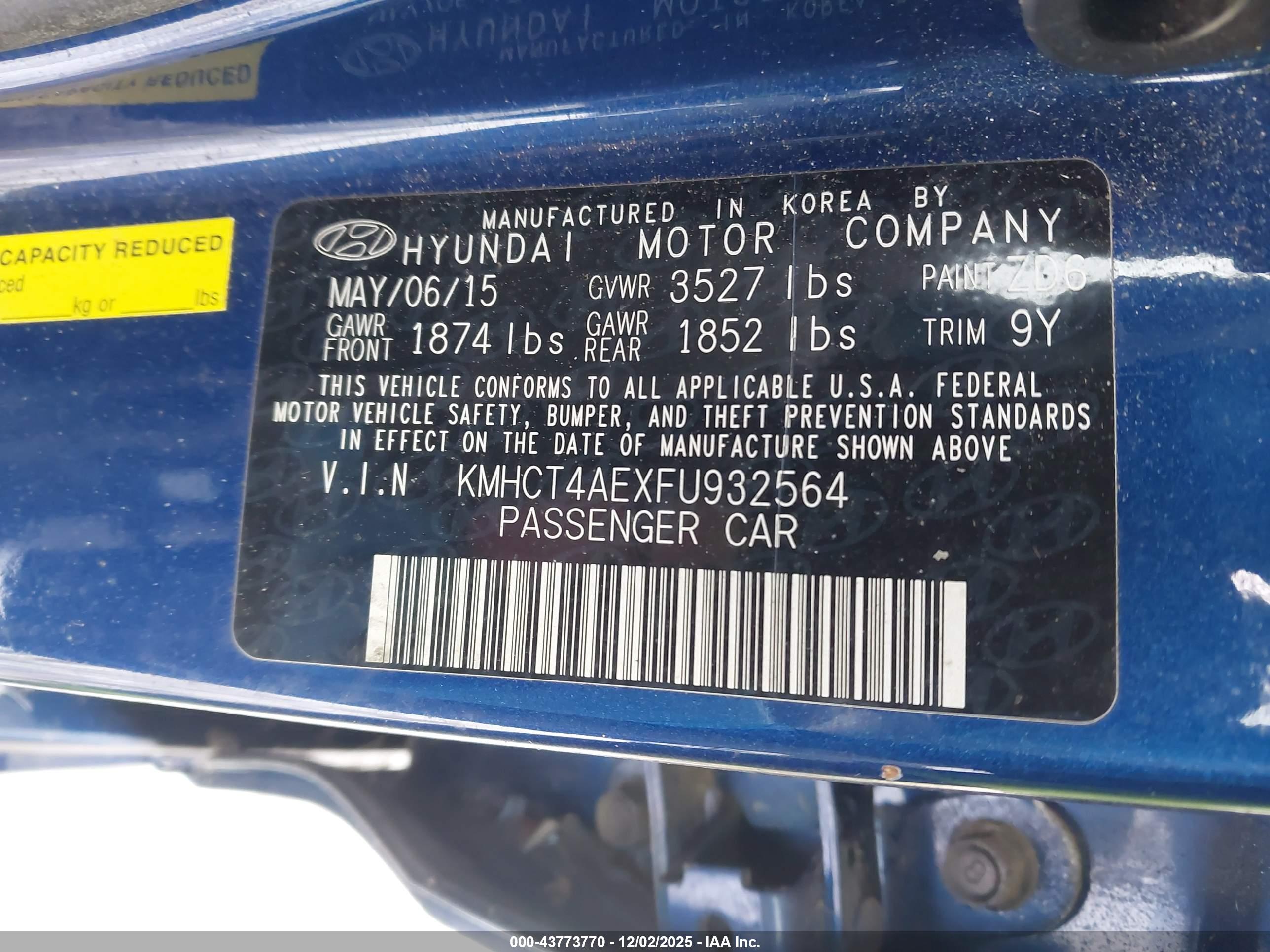 HYUNDAI ACCENT image 9