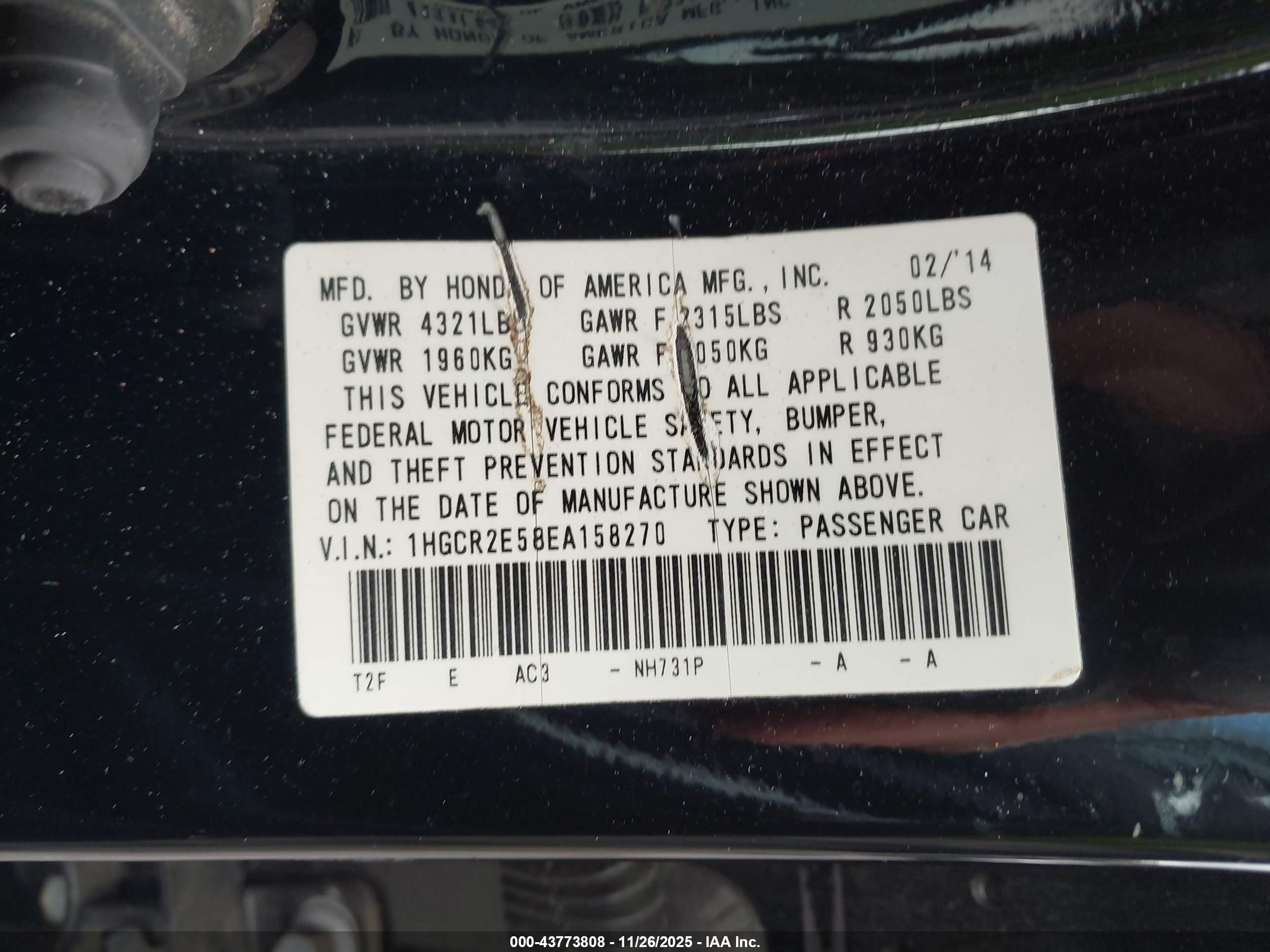 HONDA ACCORD image 9