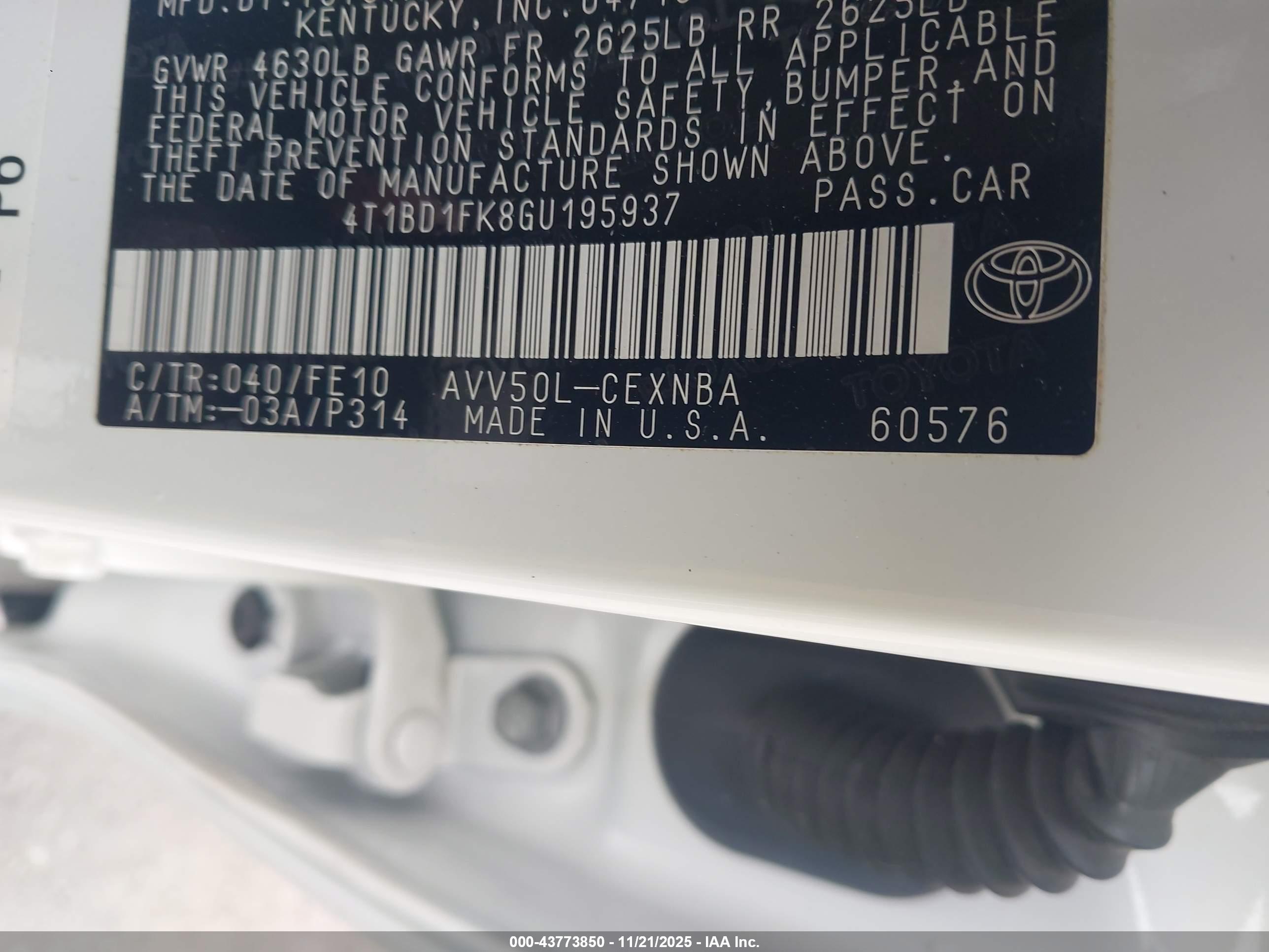 TOYOTA CAMRY image 9
