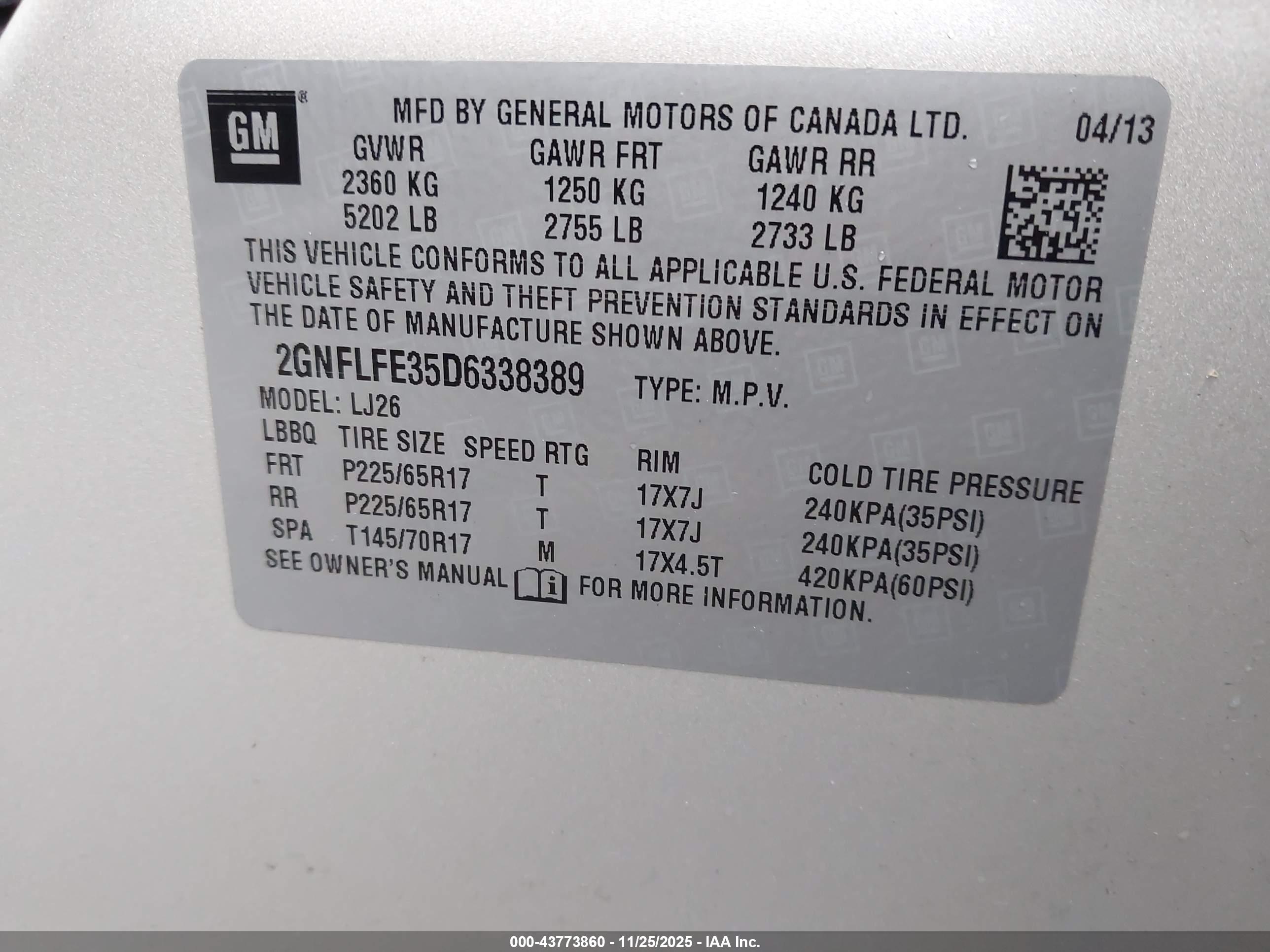 CHEVROLET EQUINOX image 9