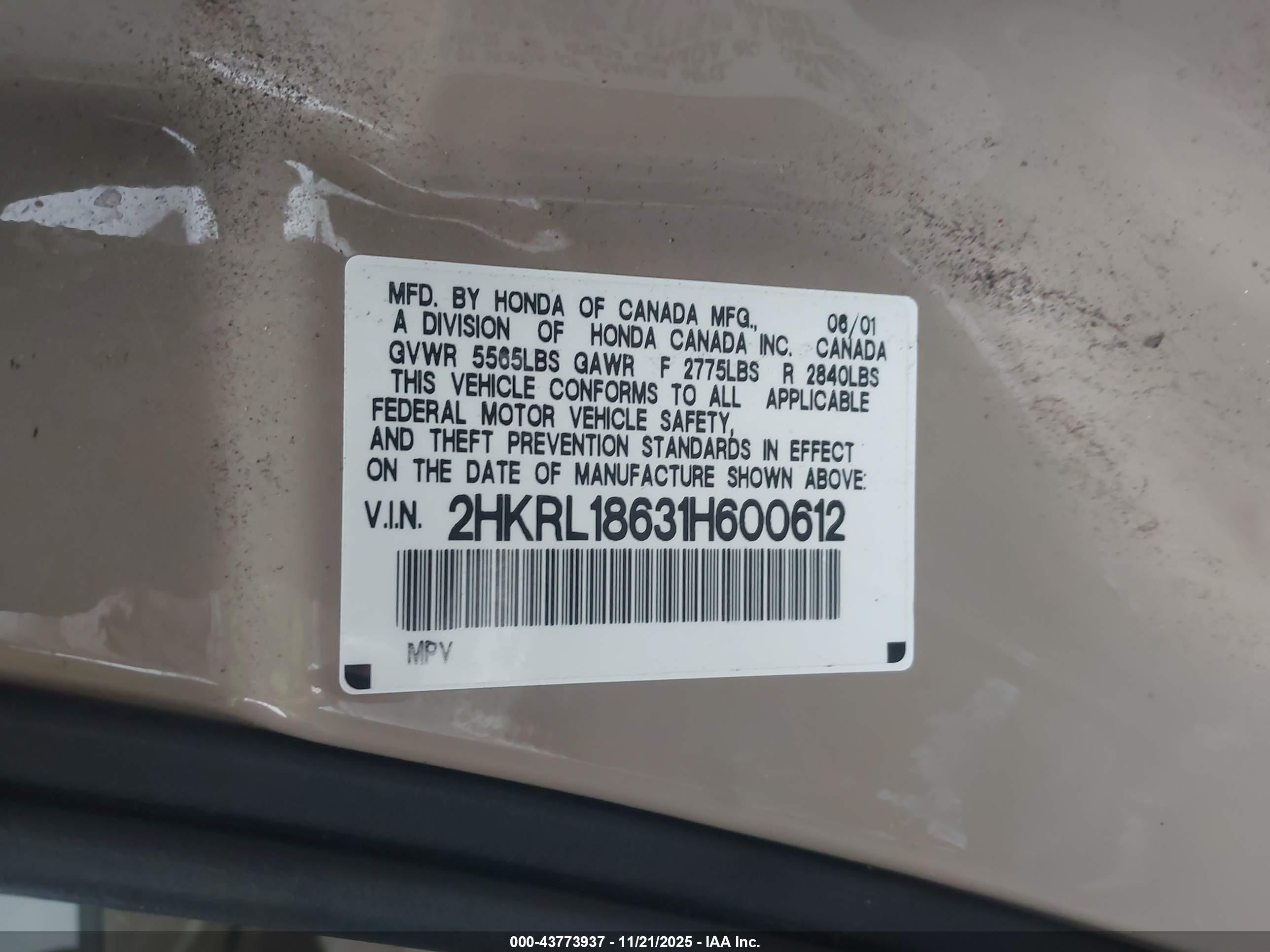 HONDA ODYSSEY image 9