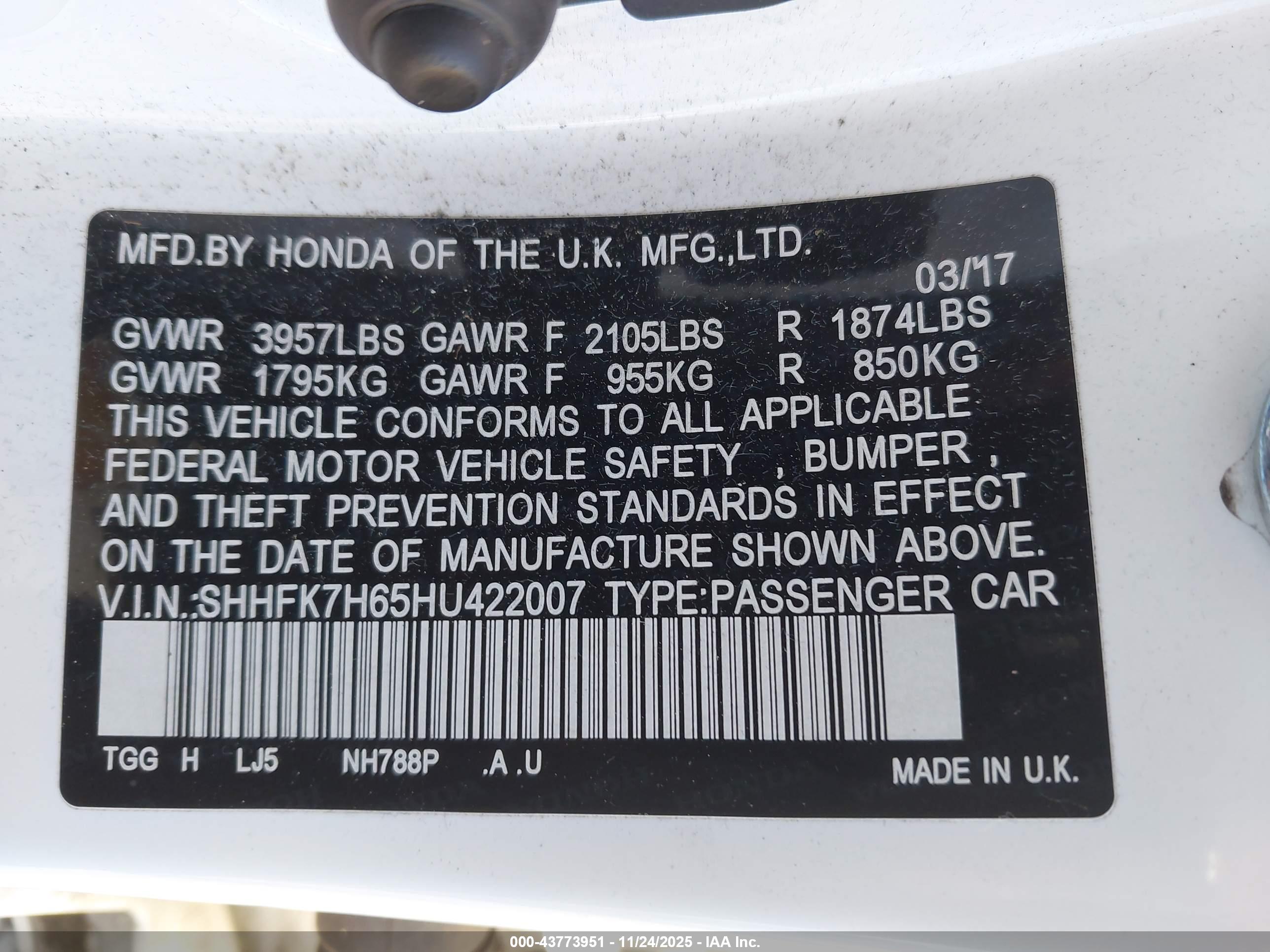 HONDA CIVIC image 9