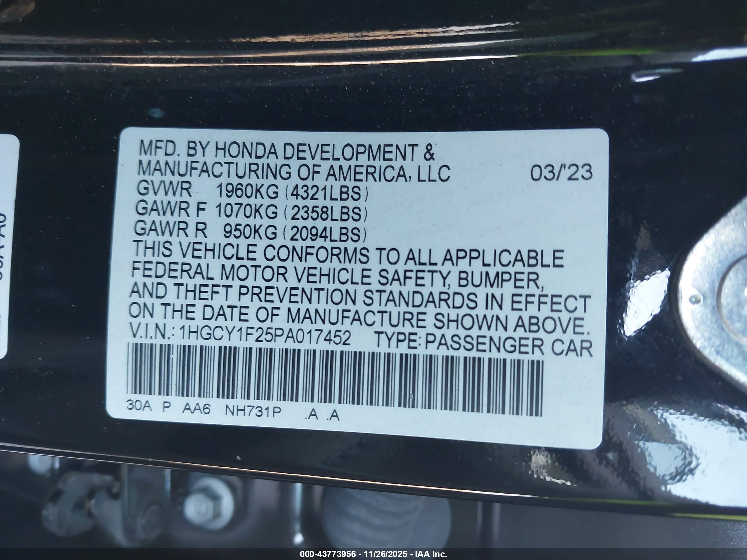 HONDA ACCORD image 9