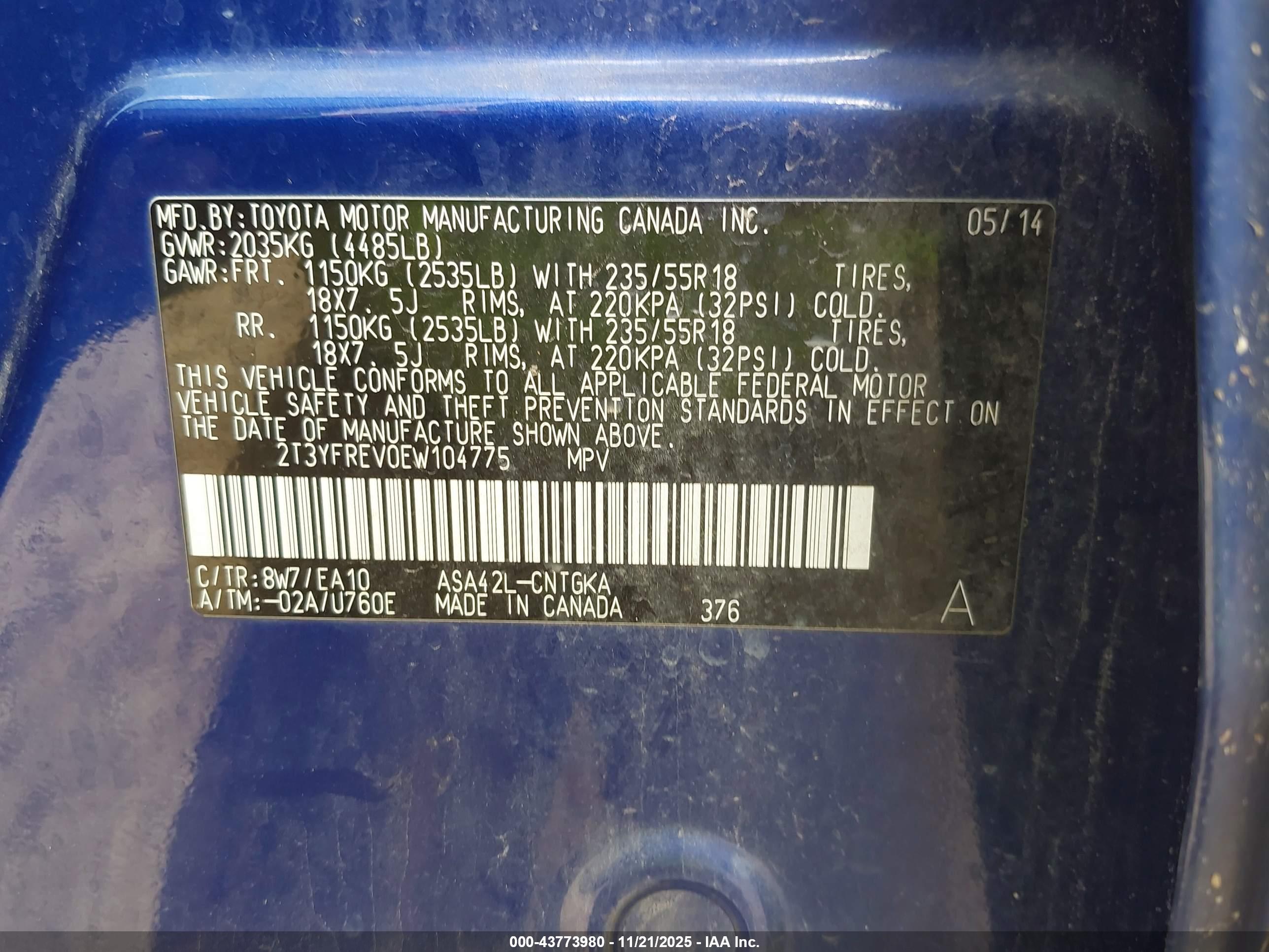 TOYOTA RAV4 image 9