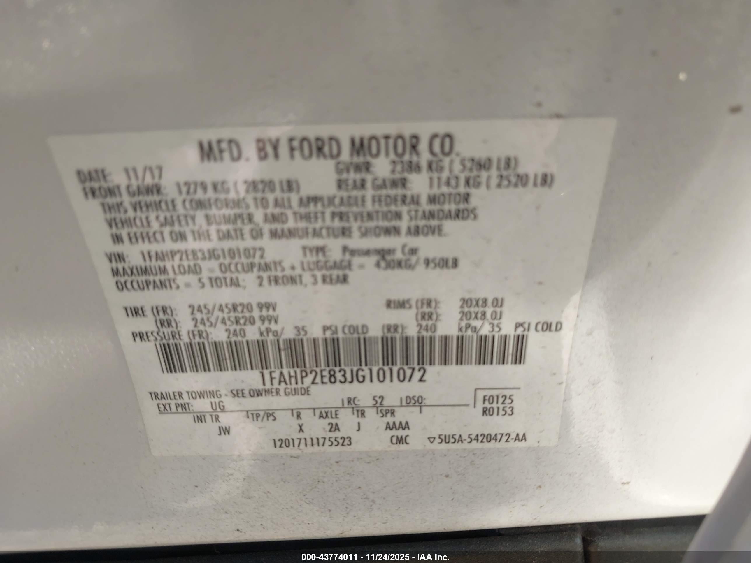 FORD TAURUS image 9