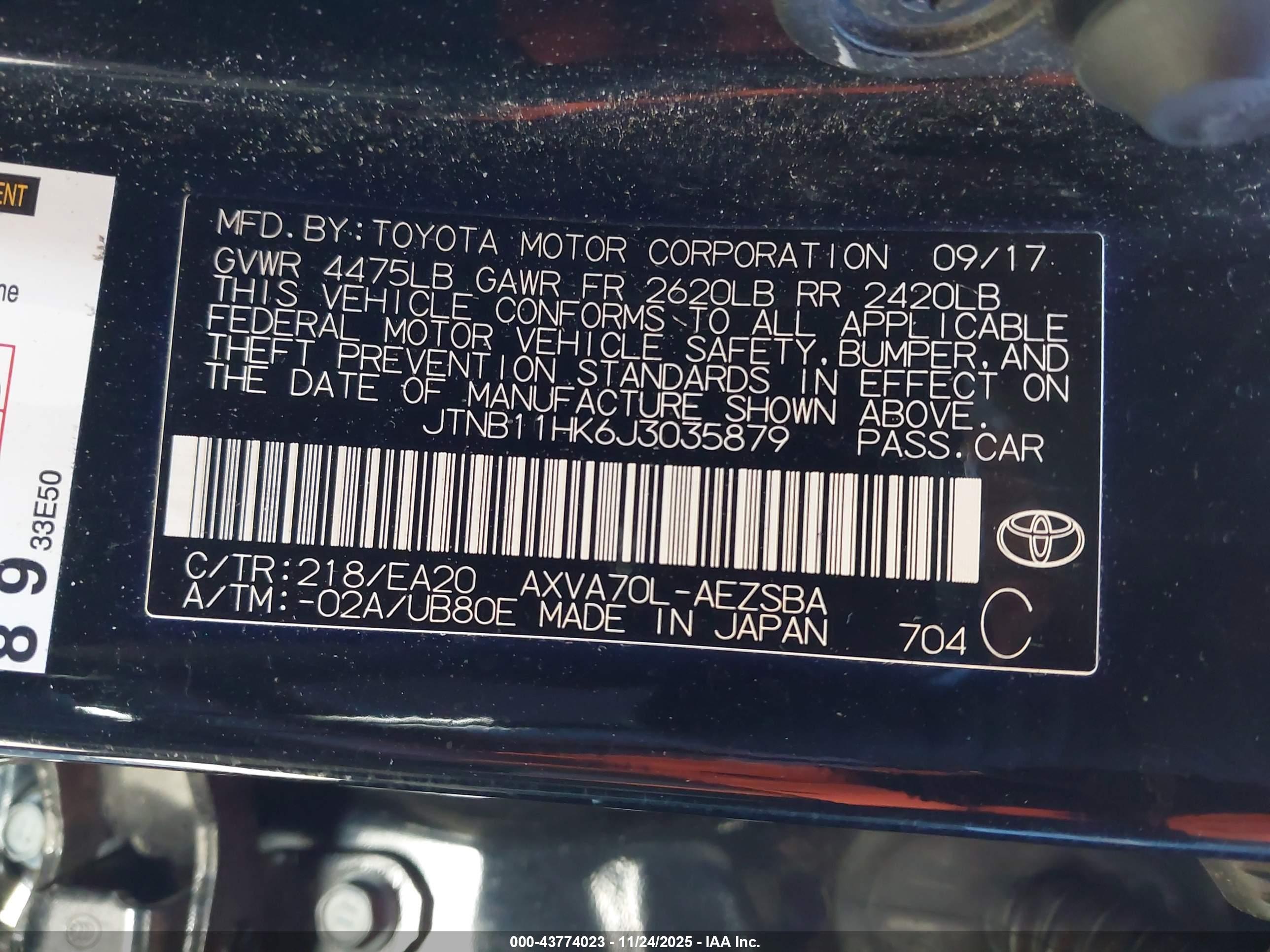 TOYOTA CAMRY image 9