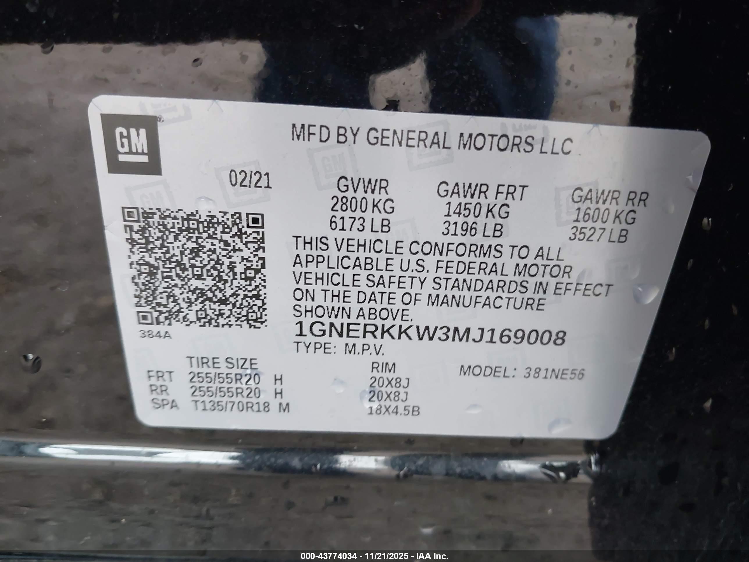 CHEVROLET TRAVERSE image 9