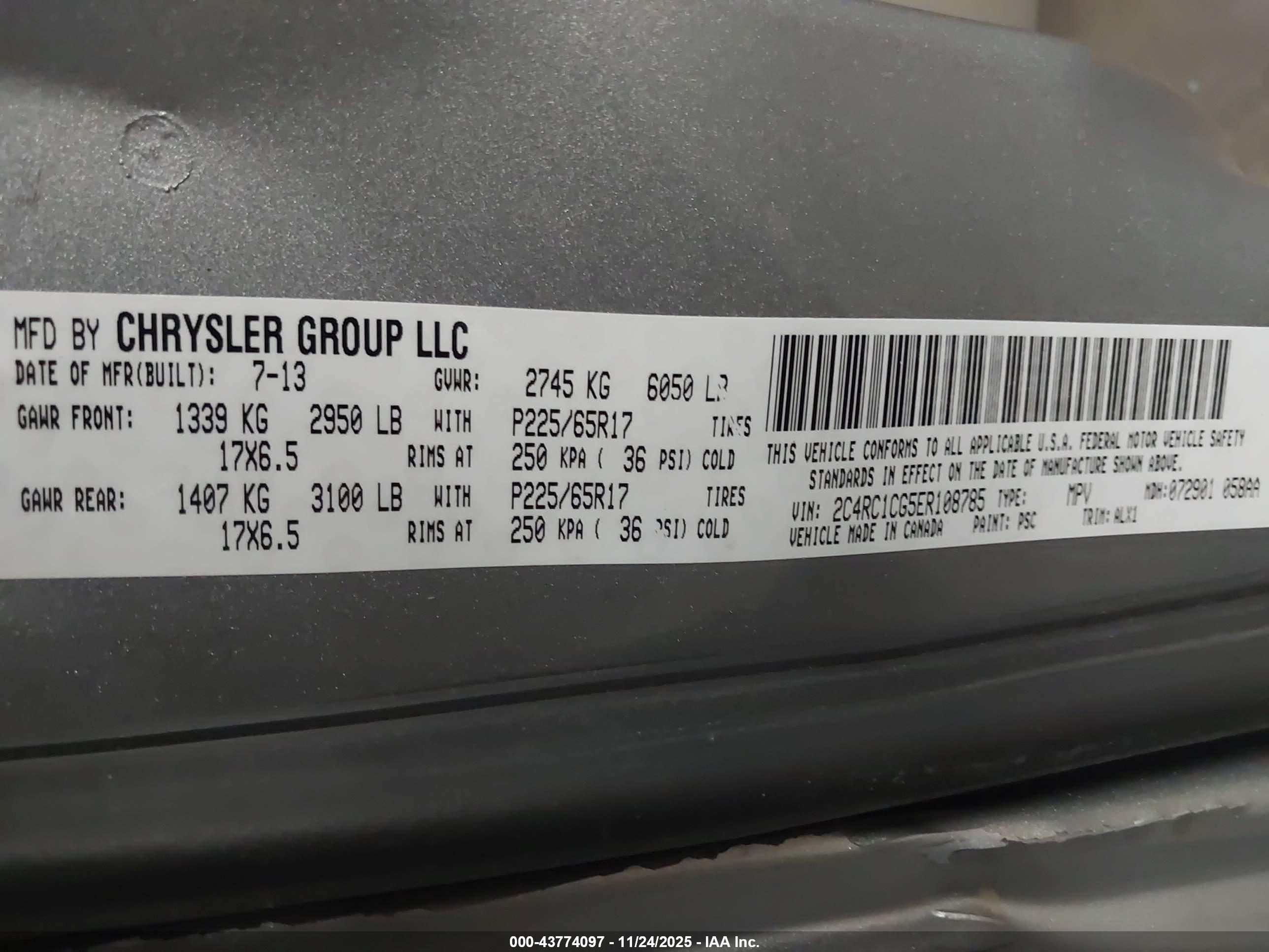 CHRYSLER TOWN image 9