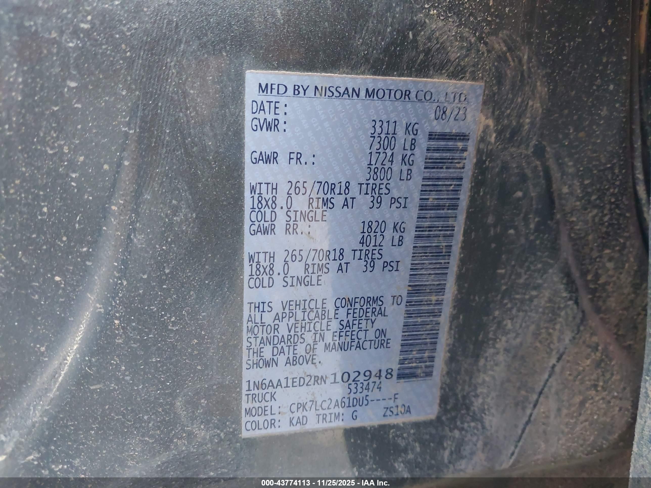 NISSAN TITAN image 9