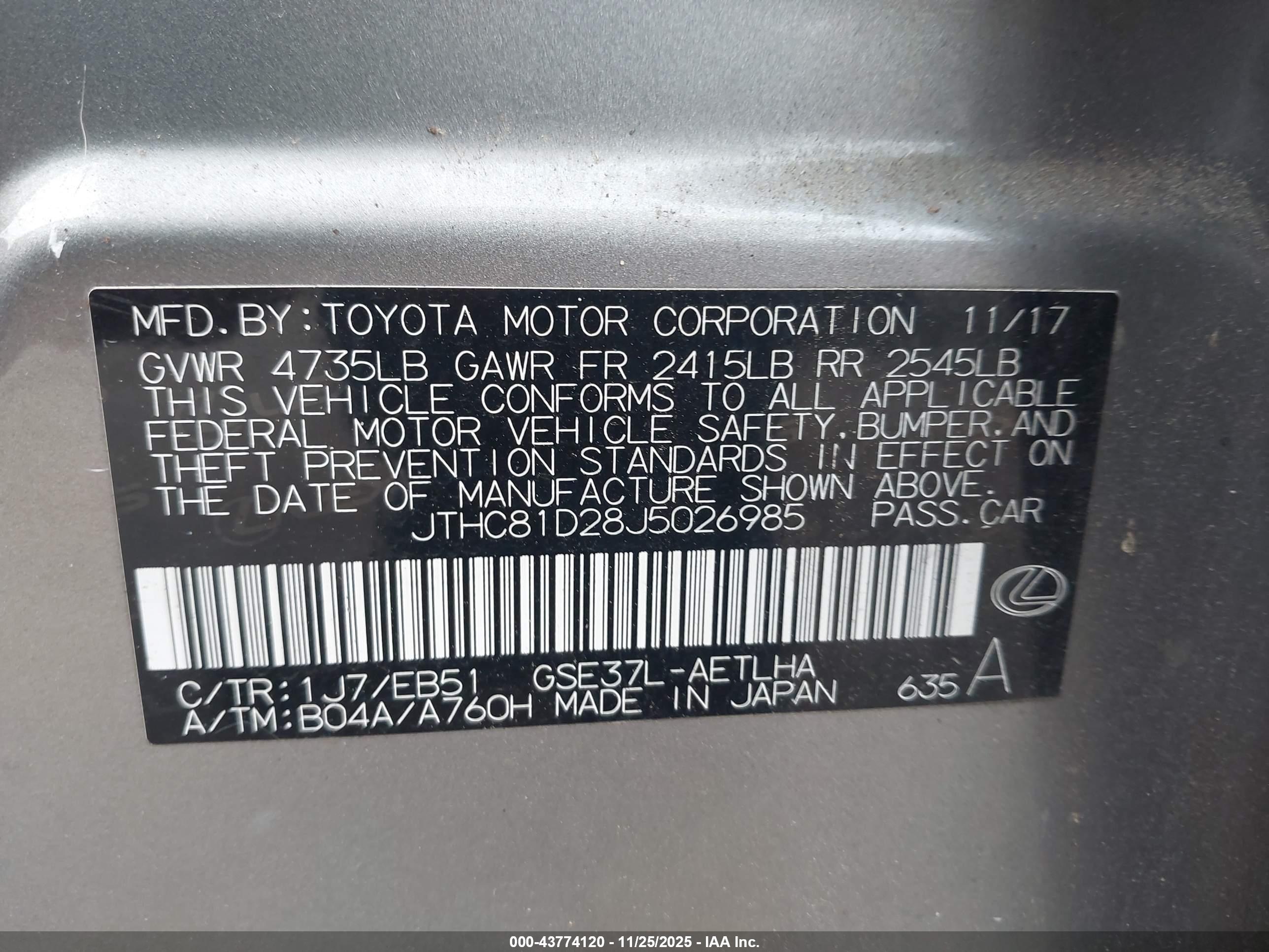 LEXUS IS image 9
