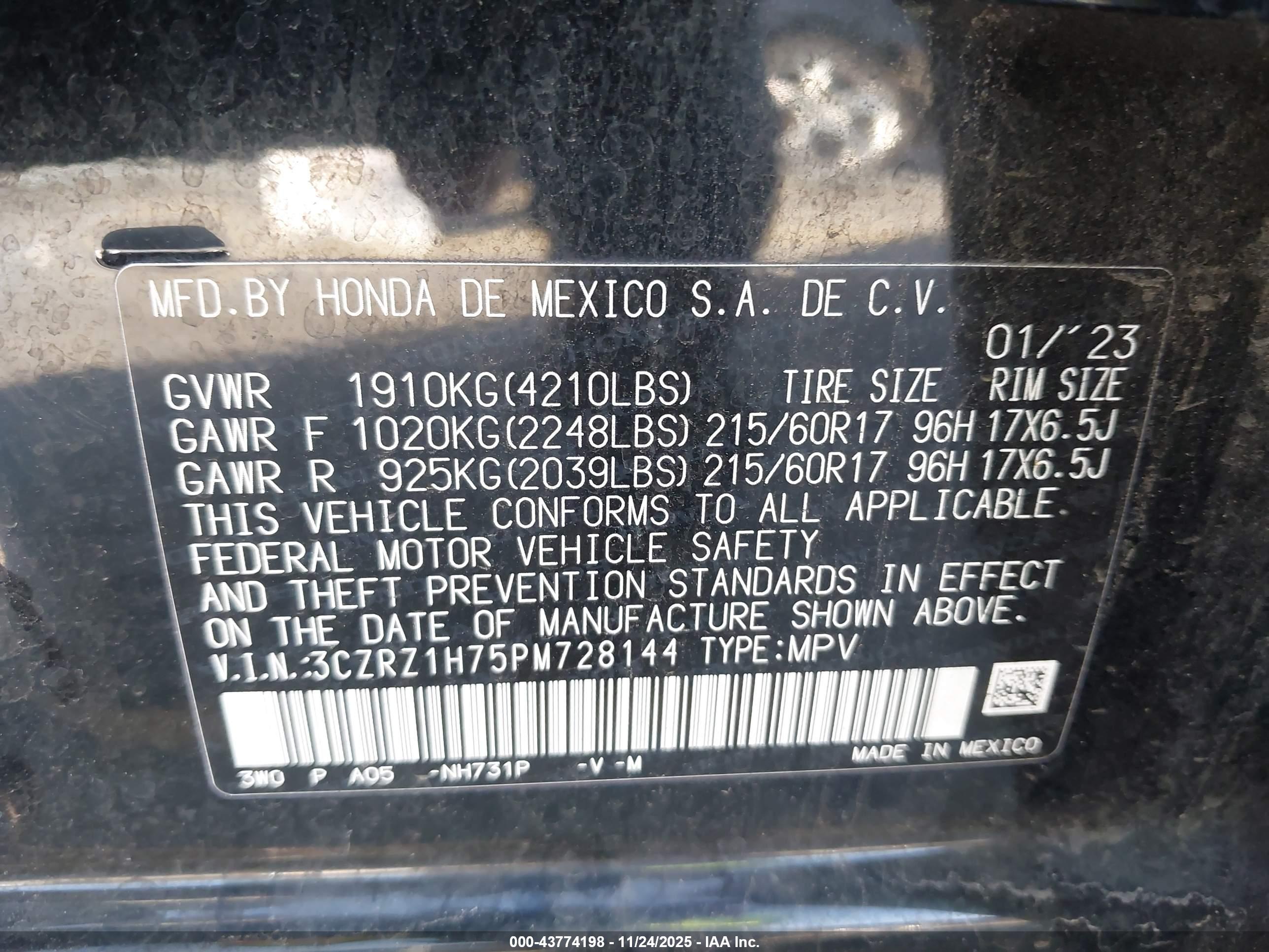 HONDA HR-V image 9