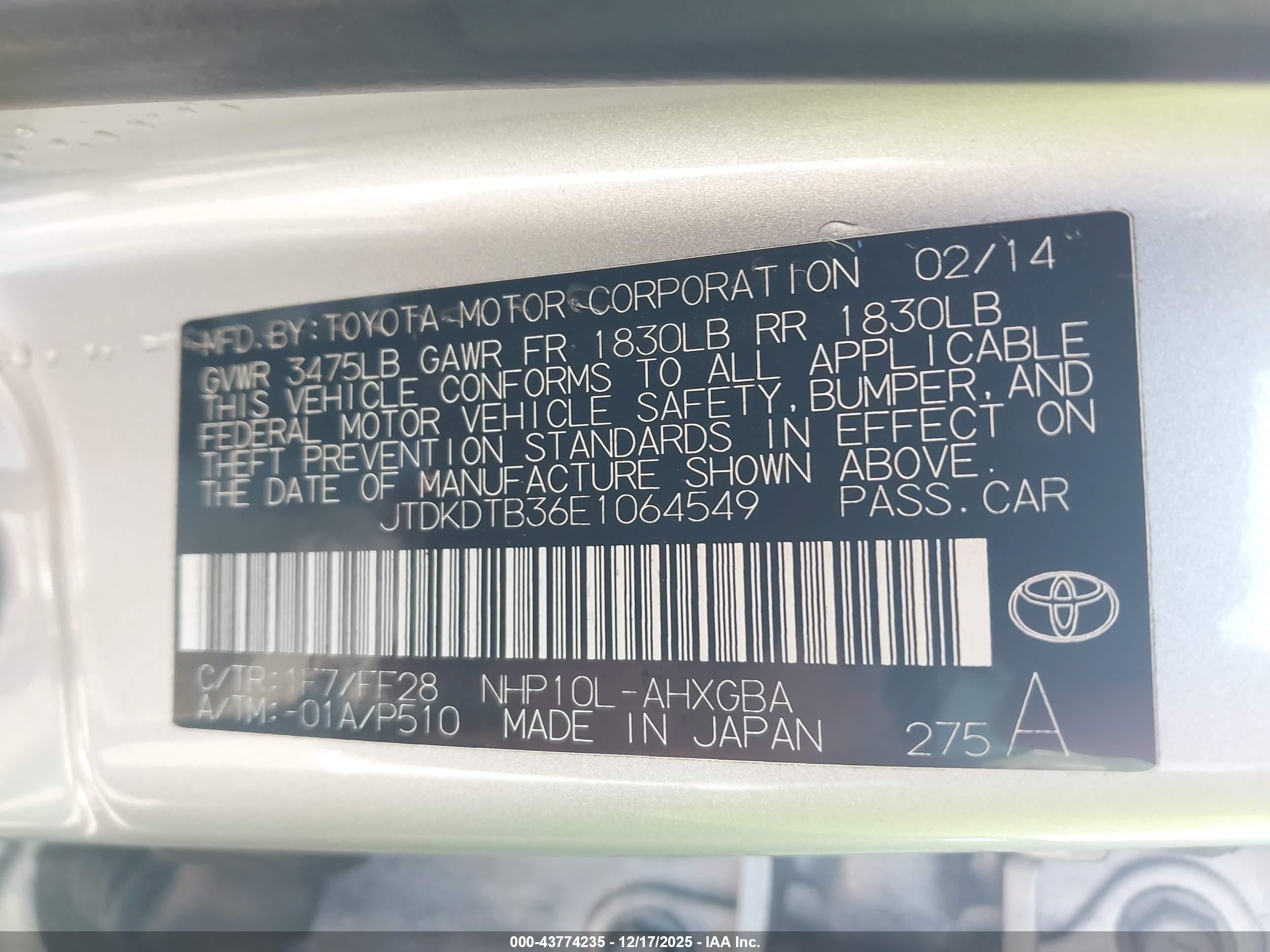 TOYOTA PRIUS image 9