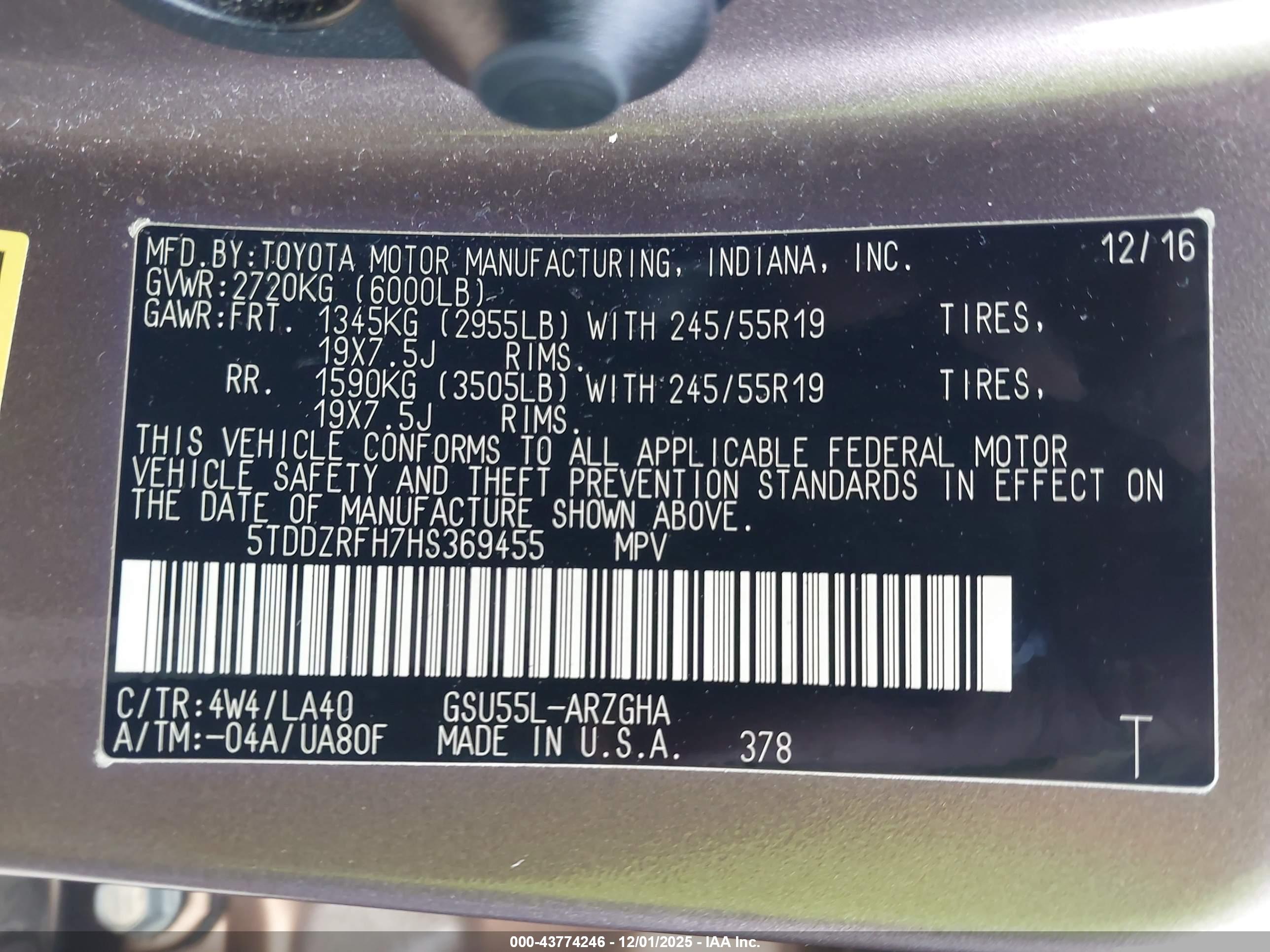 TOYOTA HIGHLANDER image 9