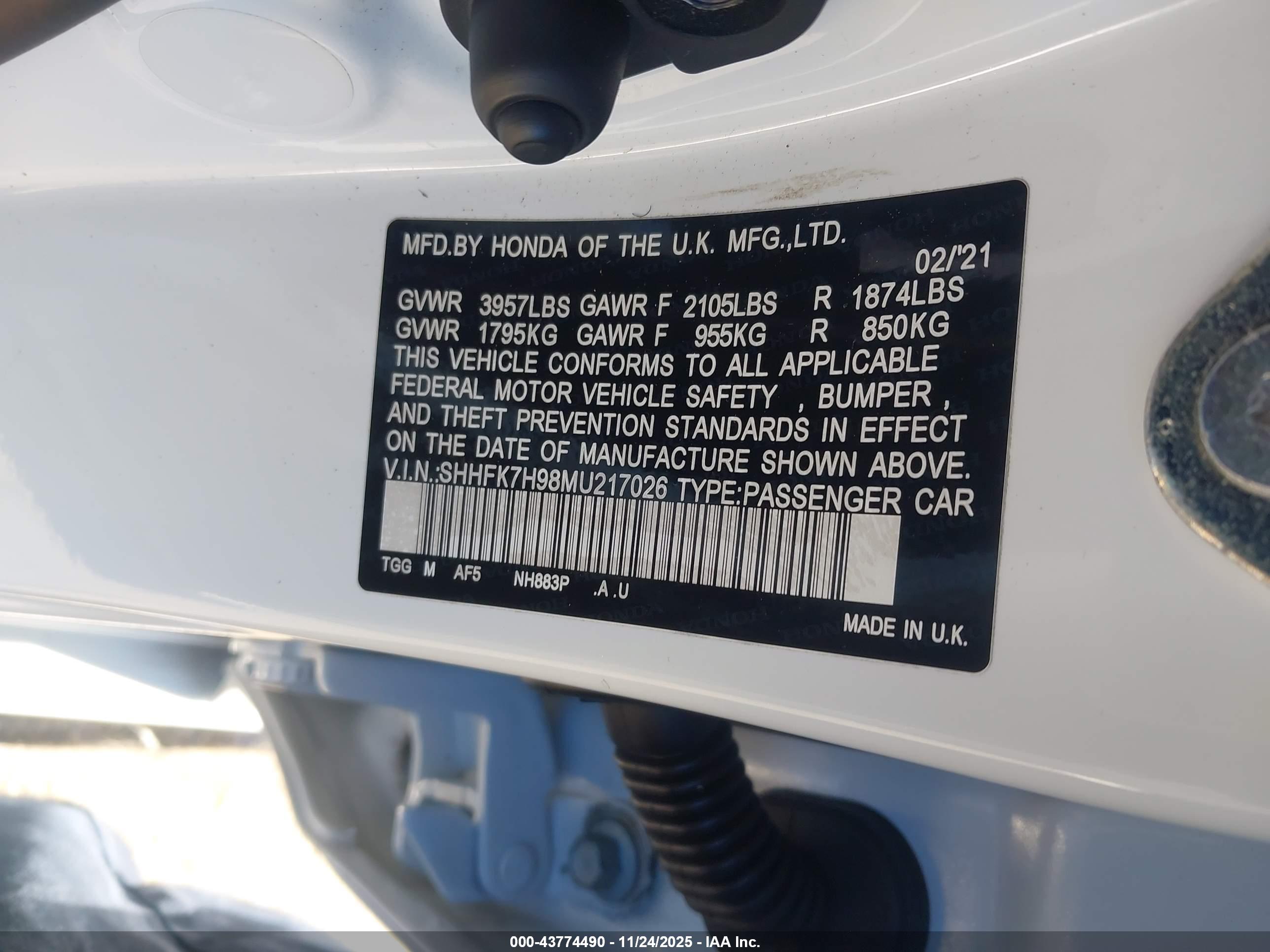 HONDA CIVIC image 9