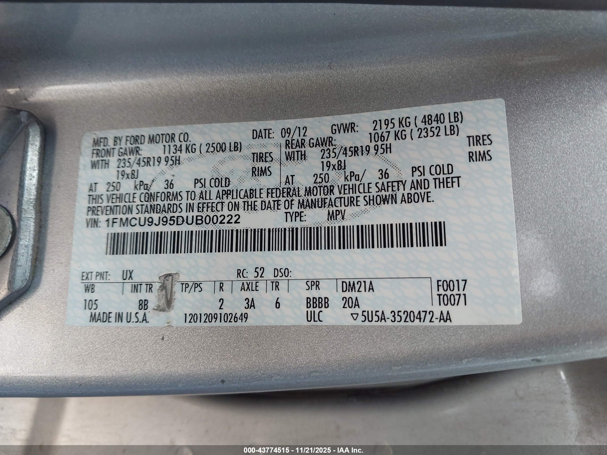 FORD ESCAPE image 9
