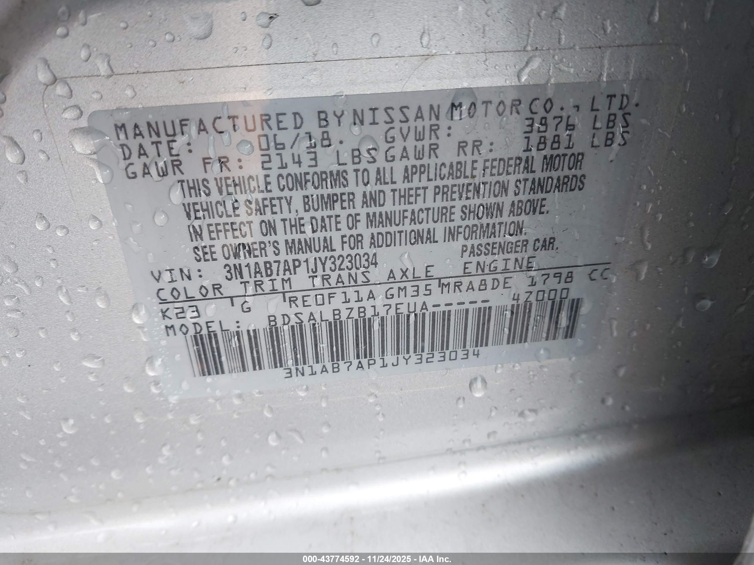 NISSAN SENTRA image 9