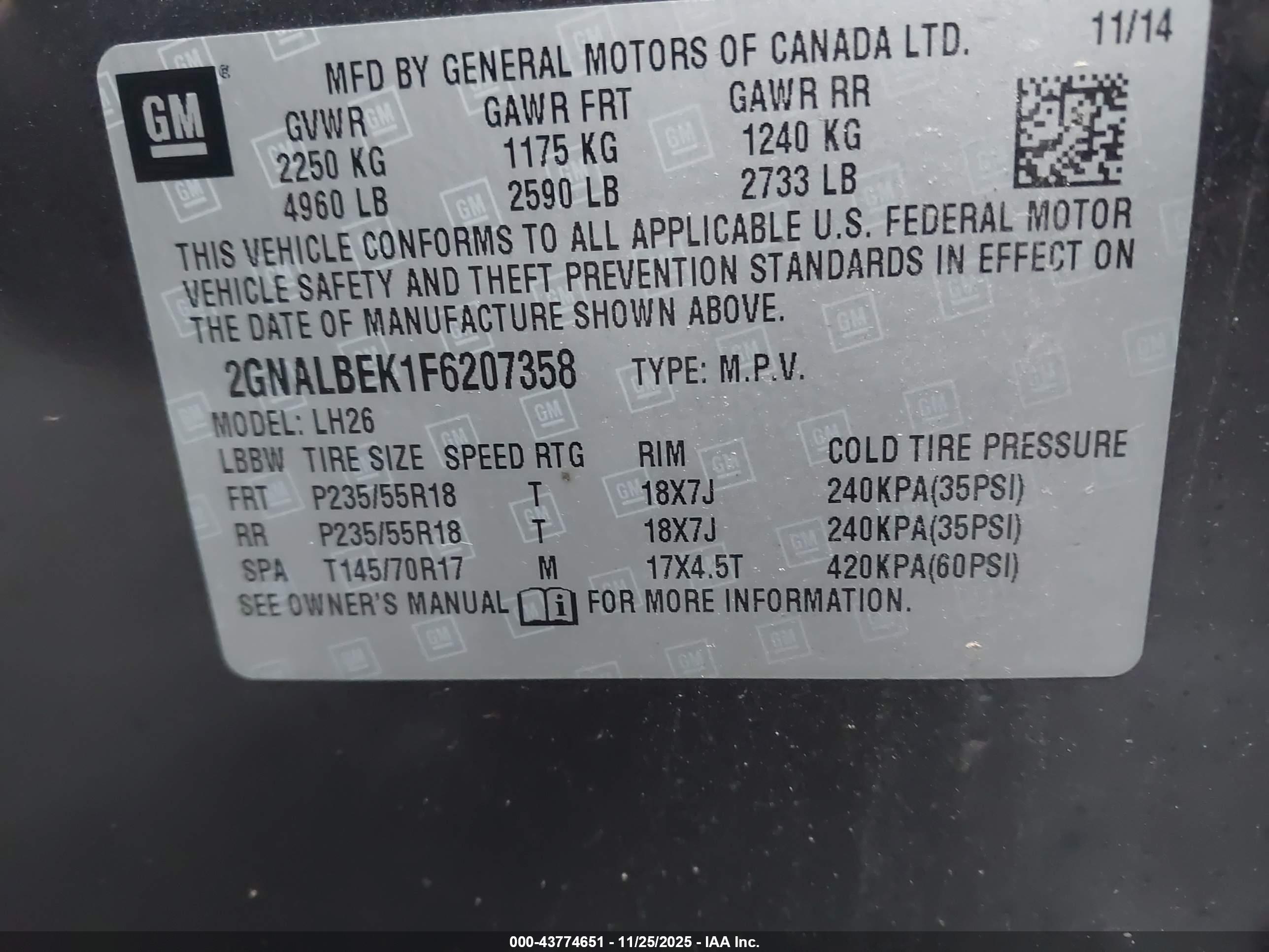 CHEVROLET EQUINOX image 9