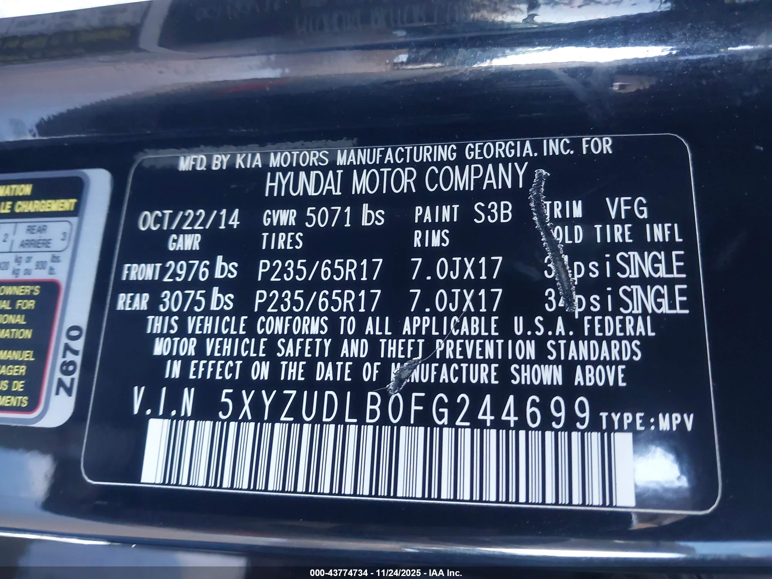 HYUNDAI SANTA image 9