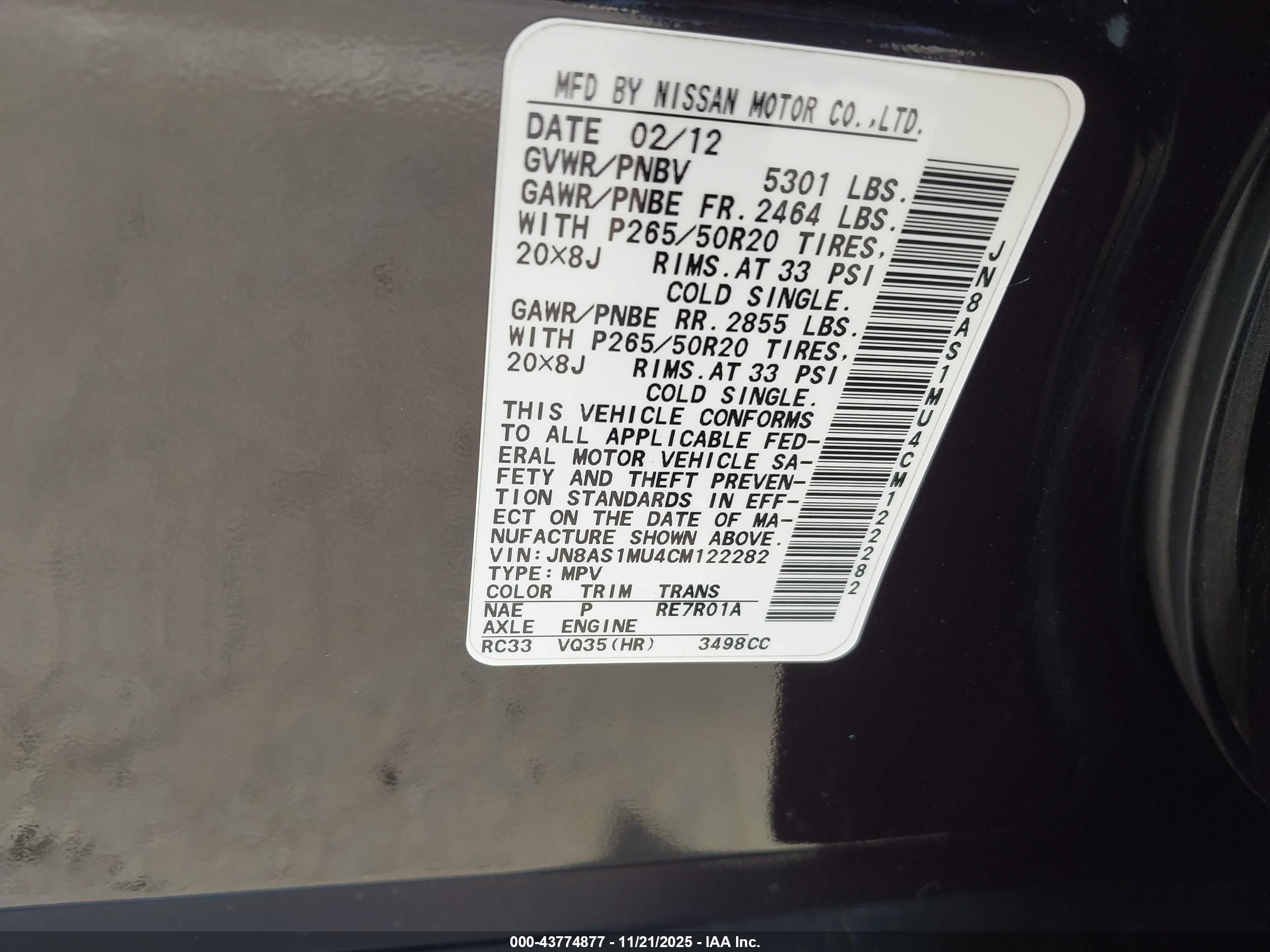 INFINITI FX35 image 9