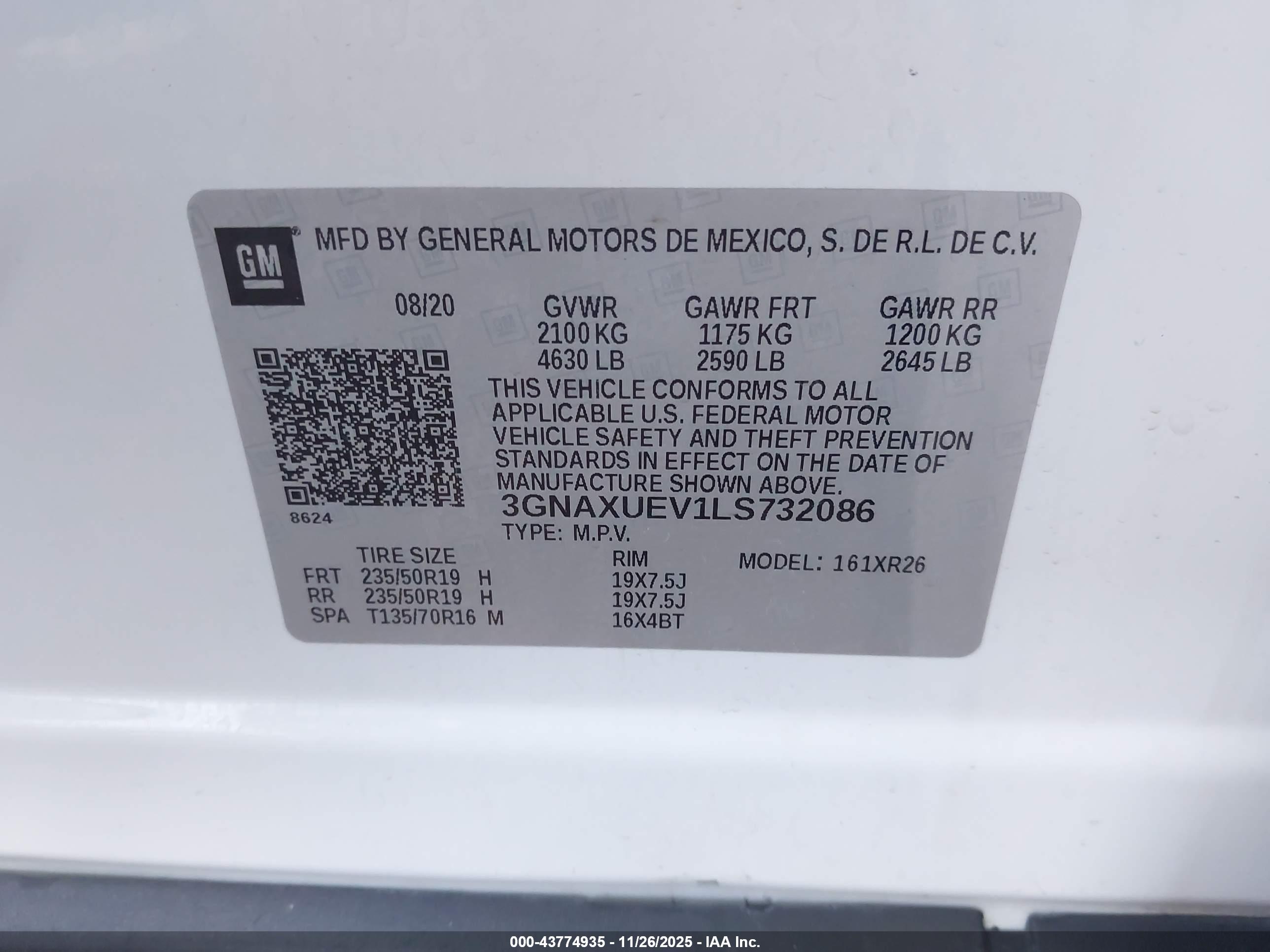 CHEVROLET EQUINOX image 9
