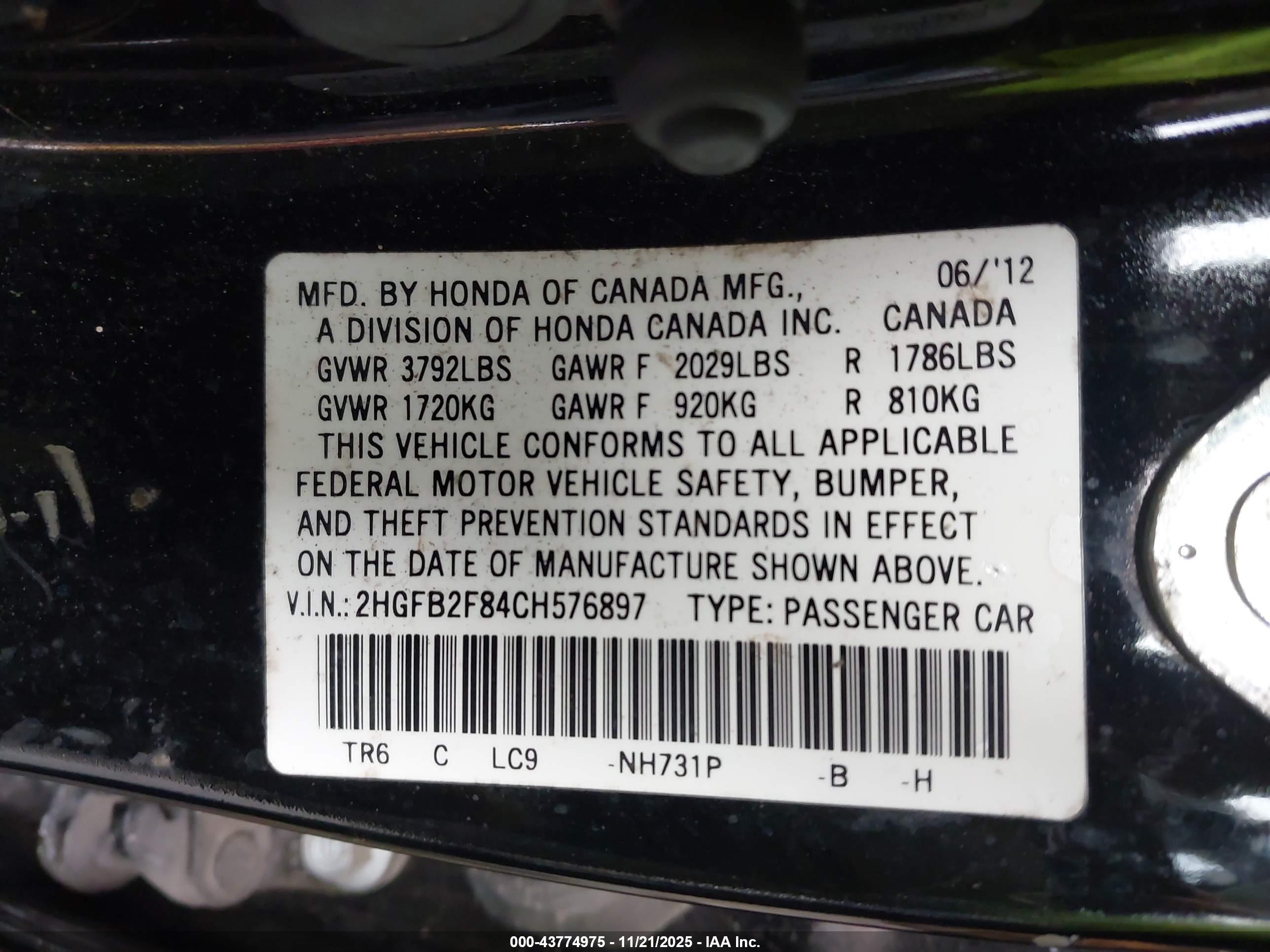 HONDA CIVIC image 9