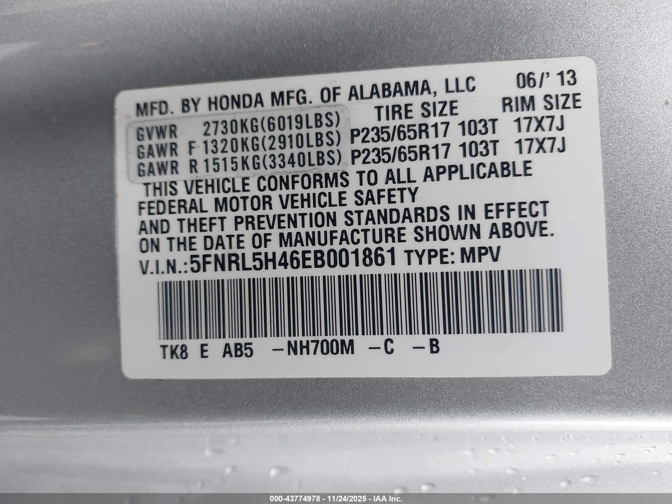 HONDA ODYSSEY image 9