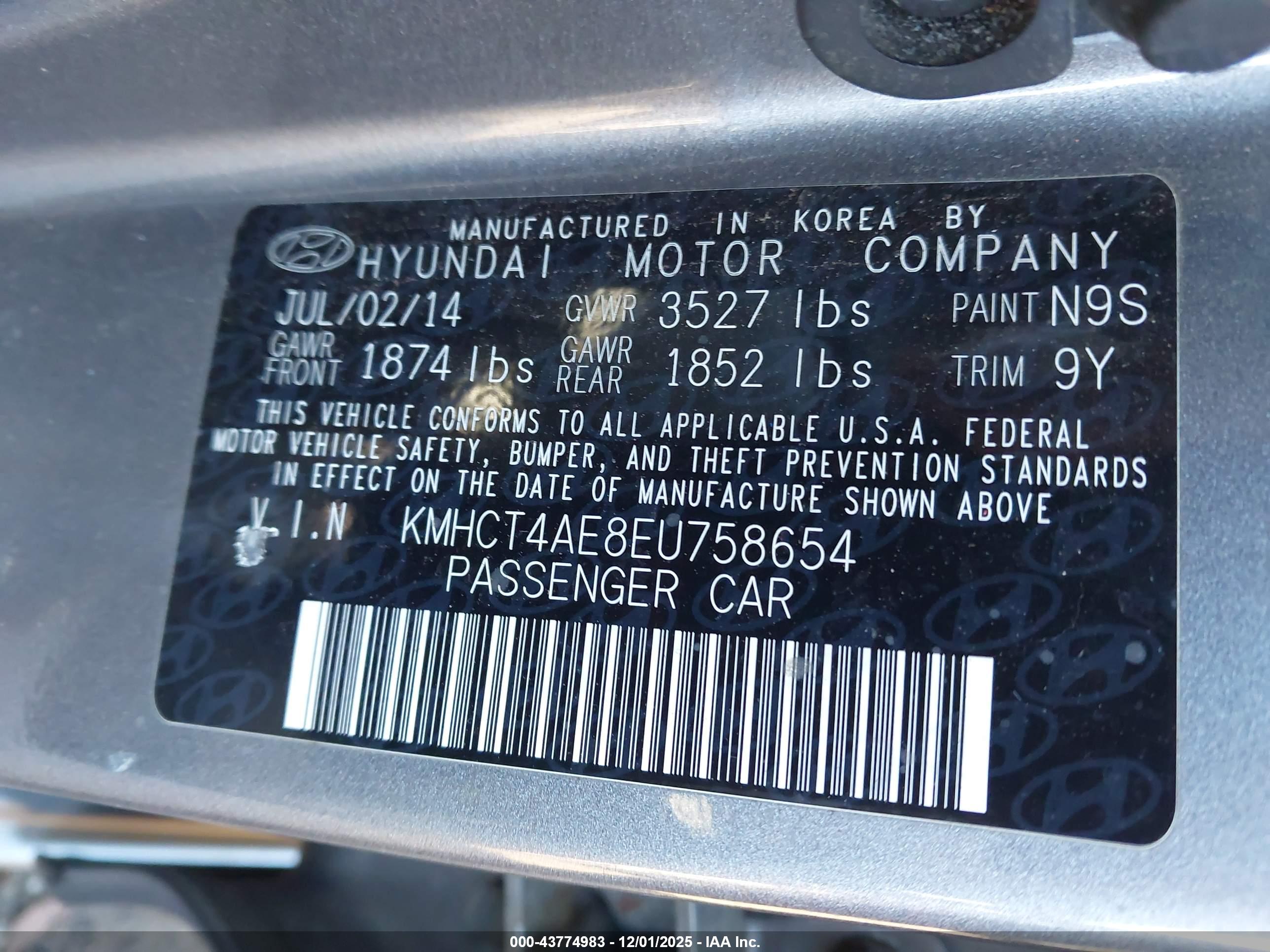 HYUNDAI ACCENT image 9