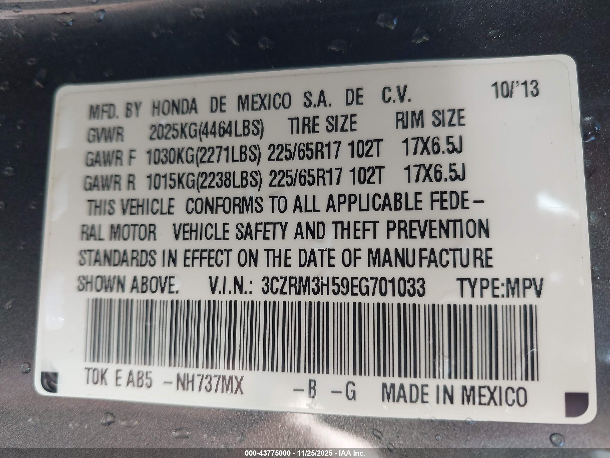 HONDA CR-V image 9
