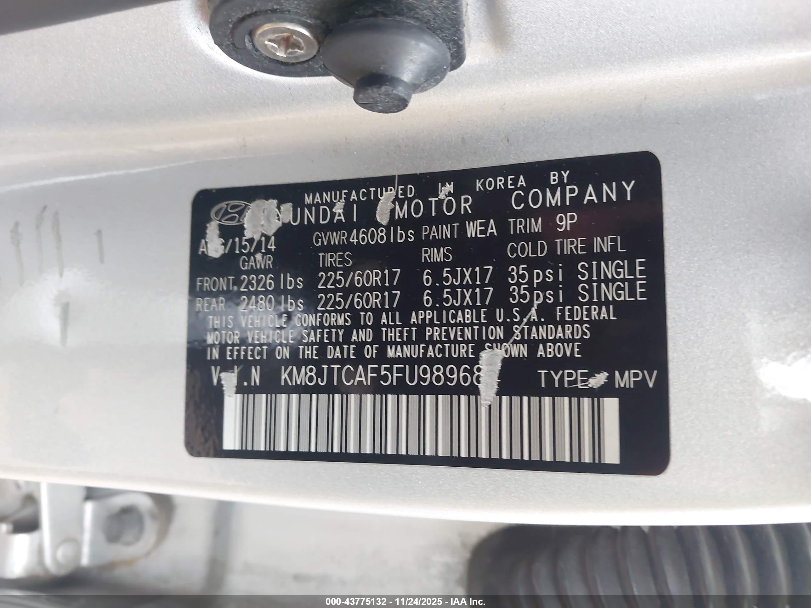 HYUNDAI TUCSON image 9