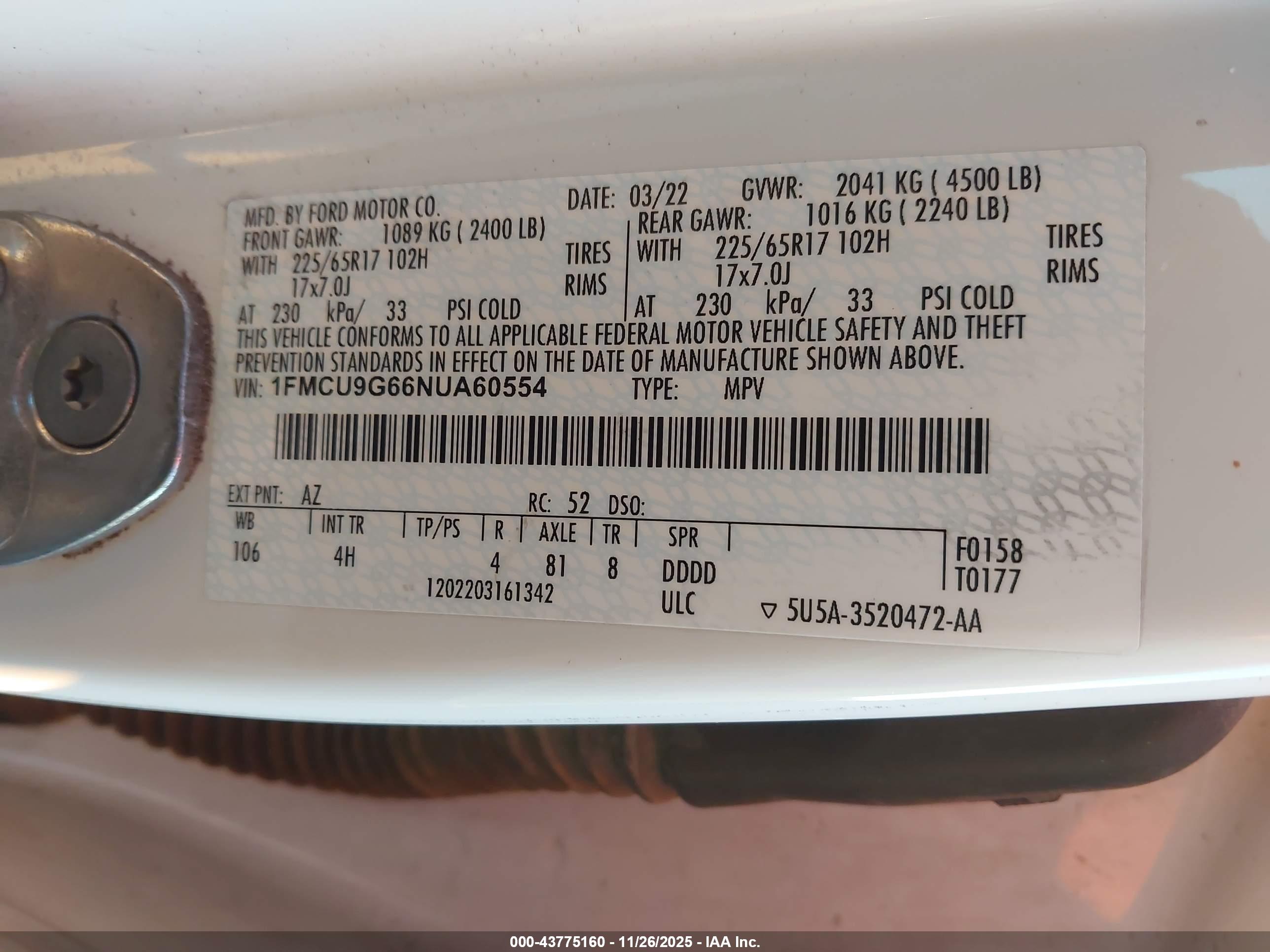 FORD ESCAPE image 9