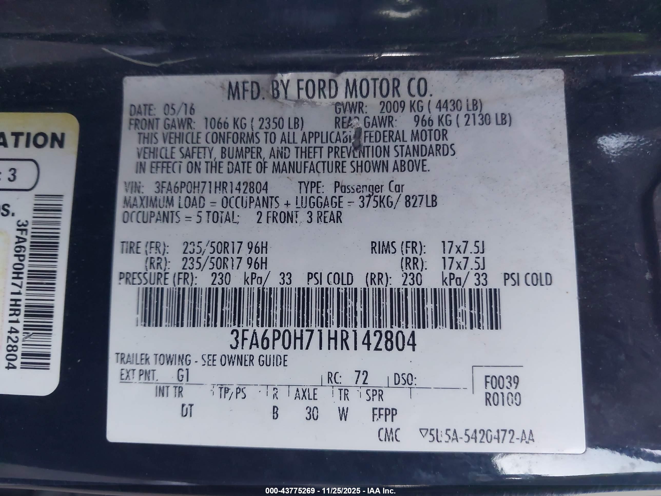 FORD FUSION image 9