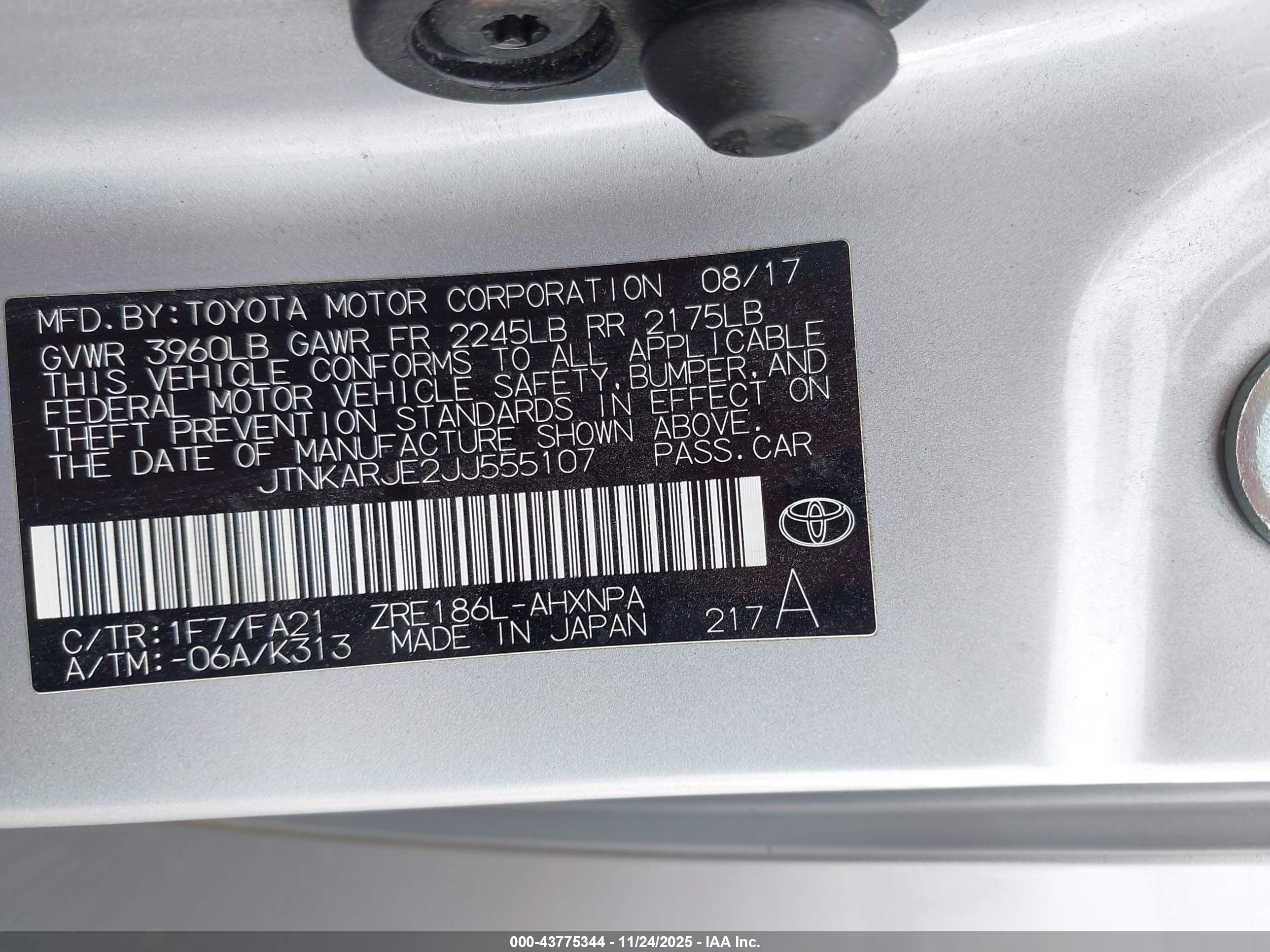 TOYOTA COROLLA image 9