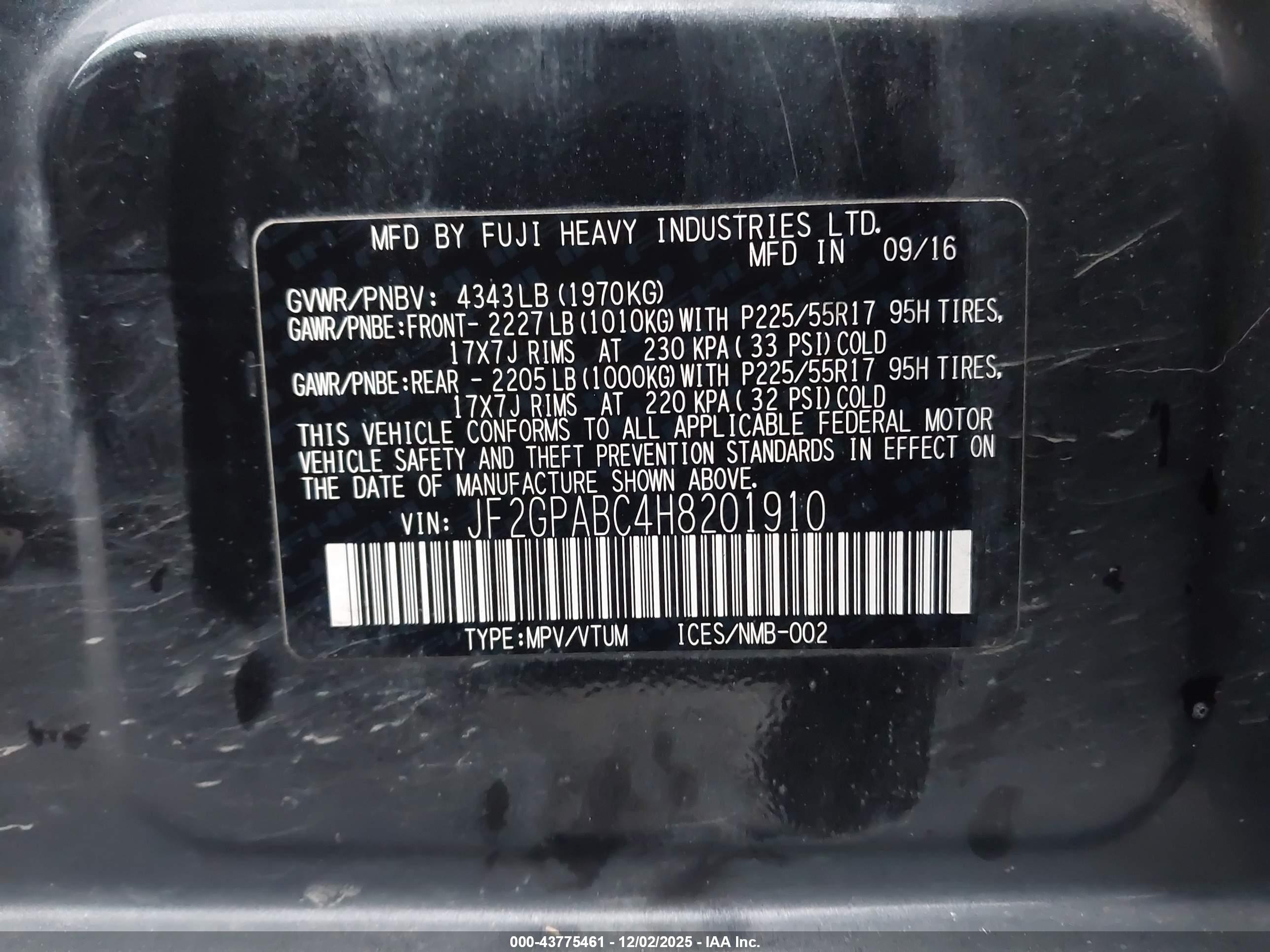 SUBARU CROSSTREK image 9