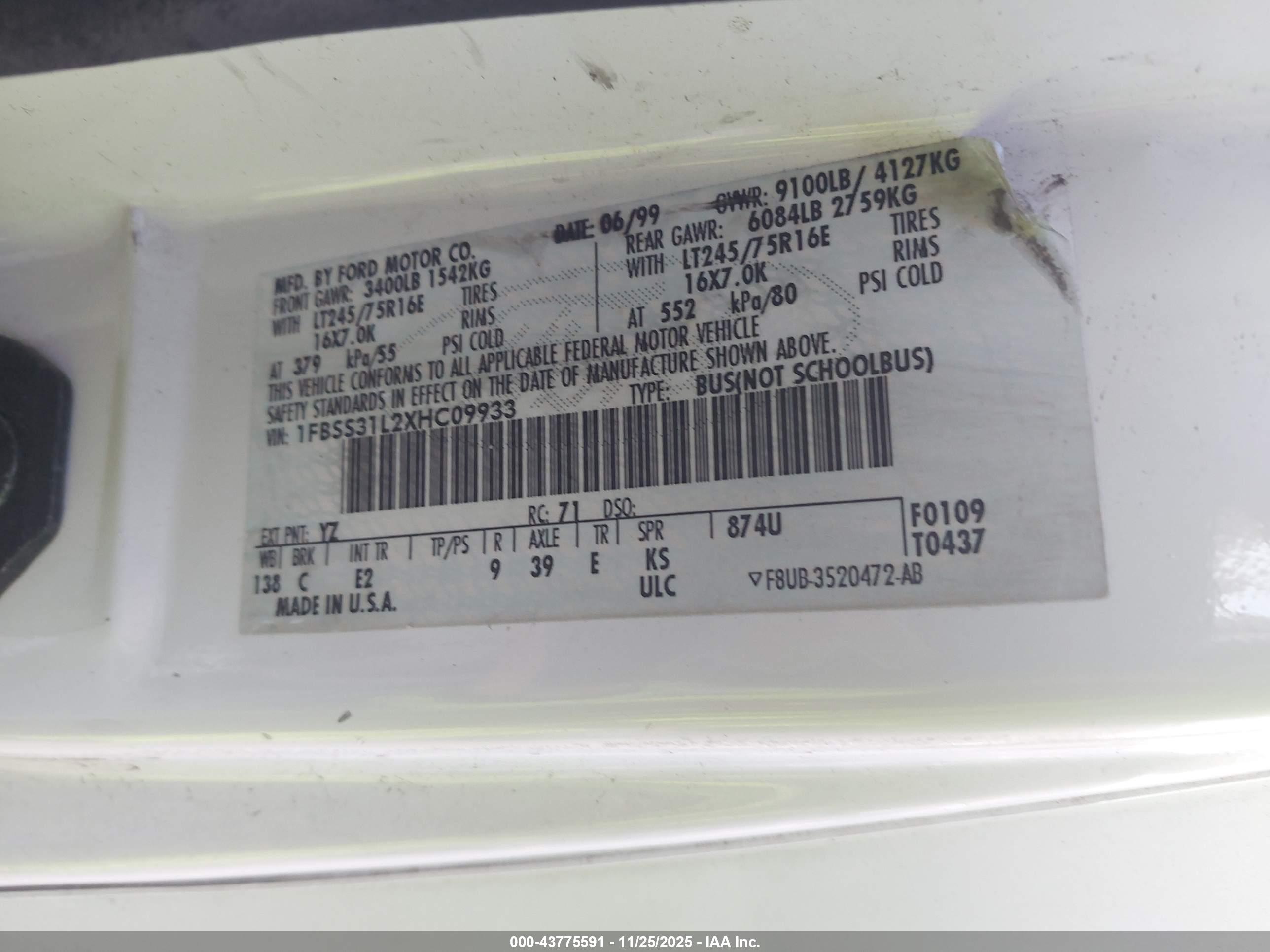 FORD E-350 image 9