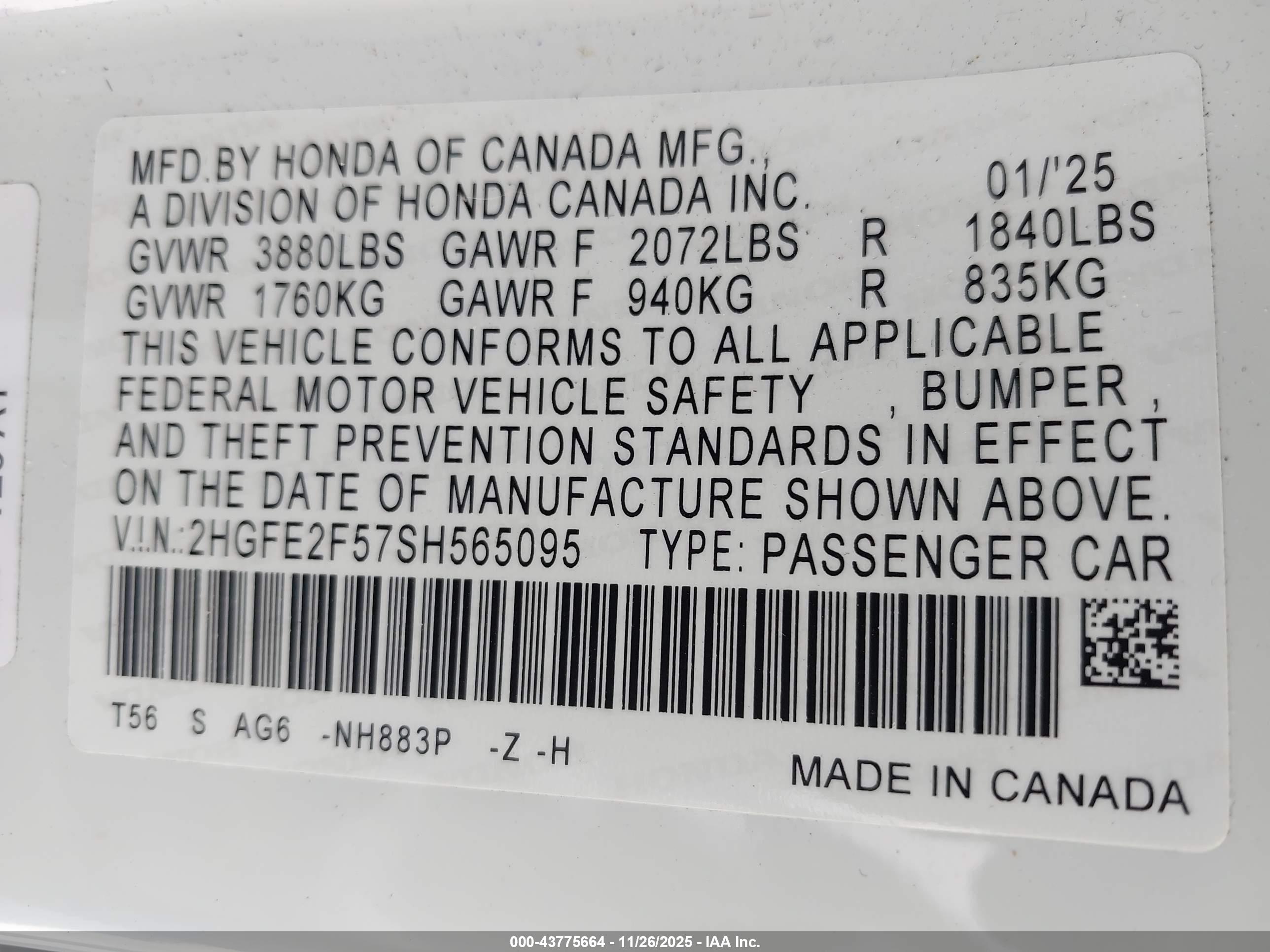 HONDA CIVIC image 9