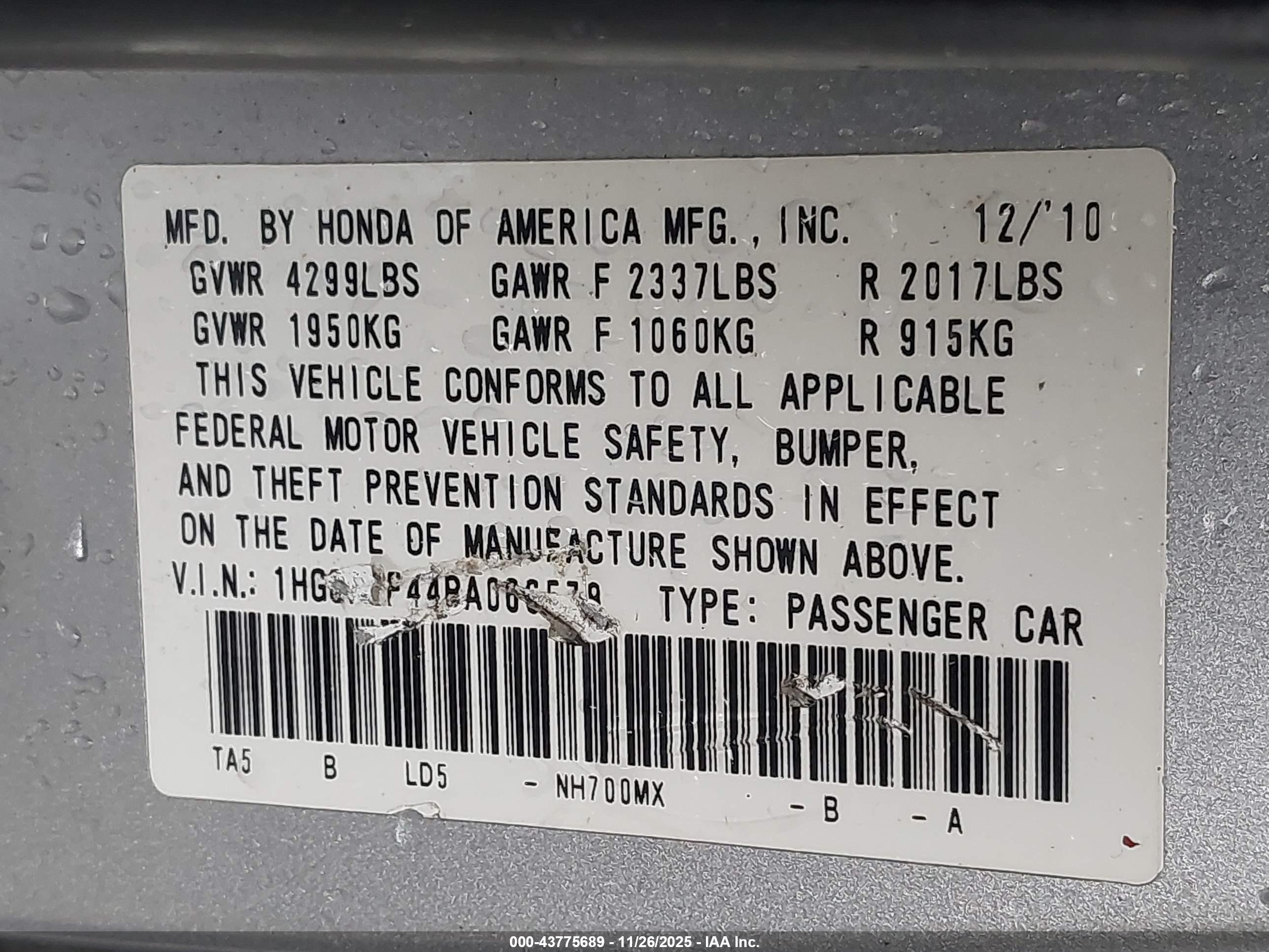 HONDA ACCORD image 9