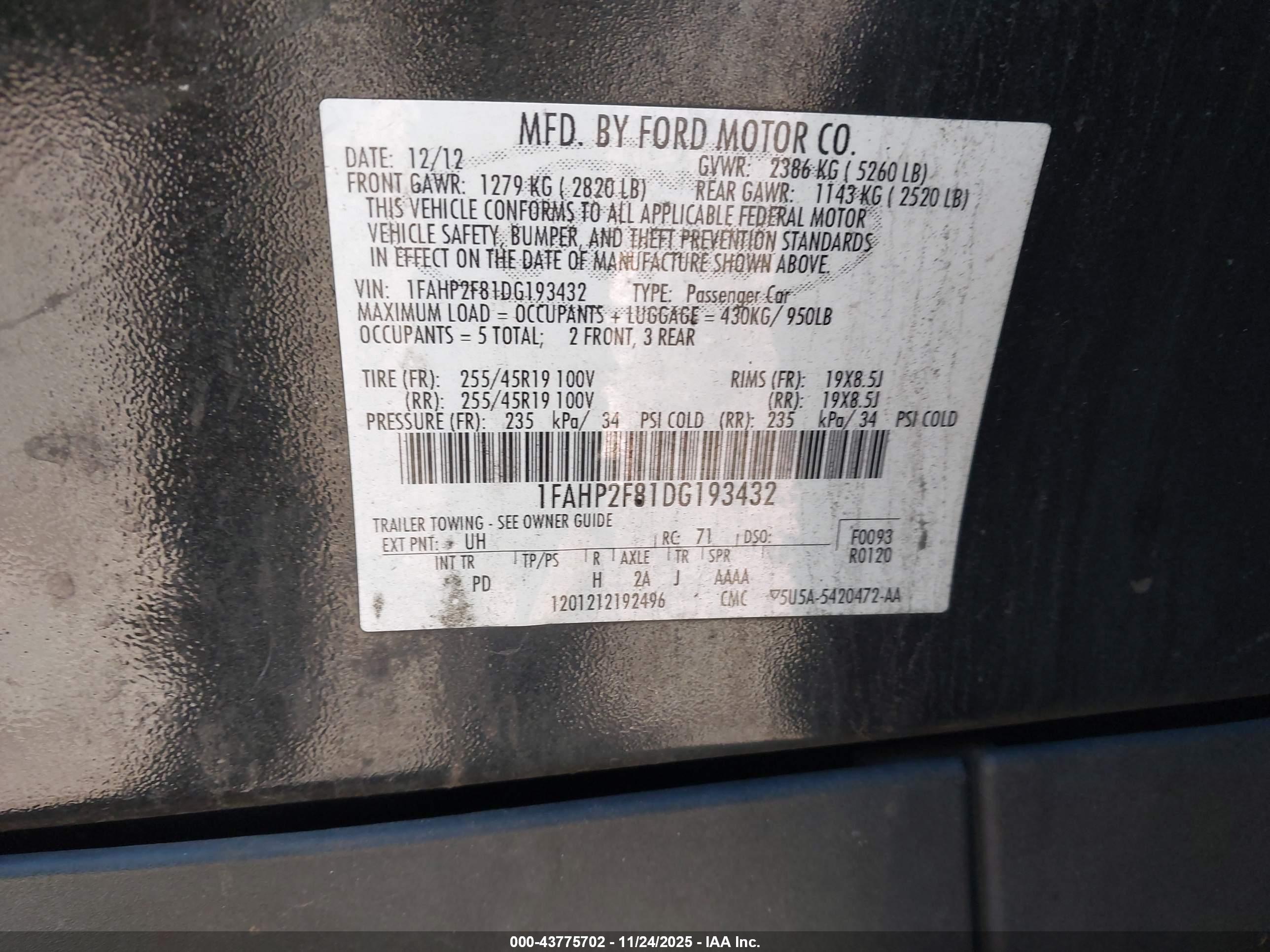 FORD TAURUS image 9