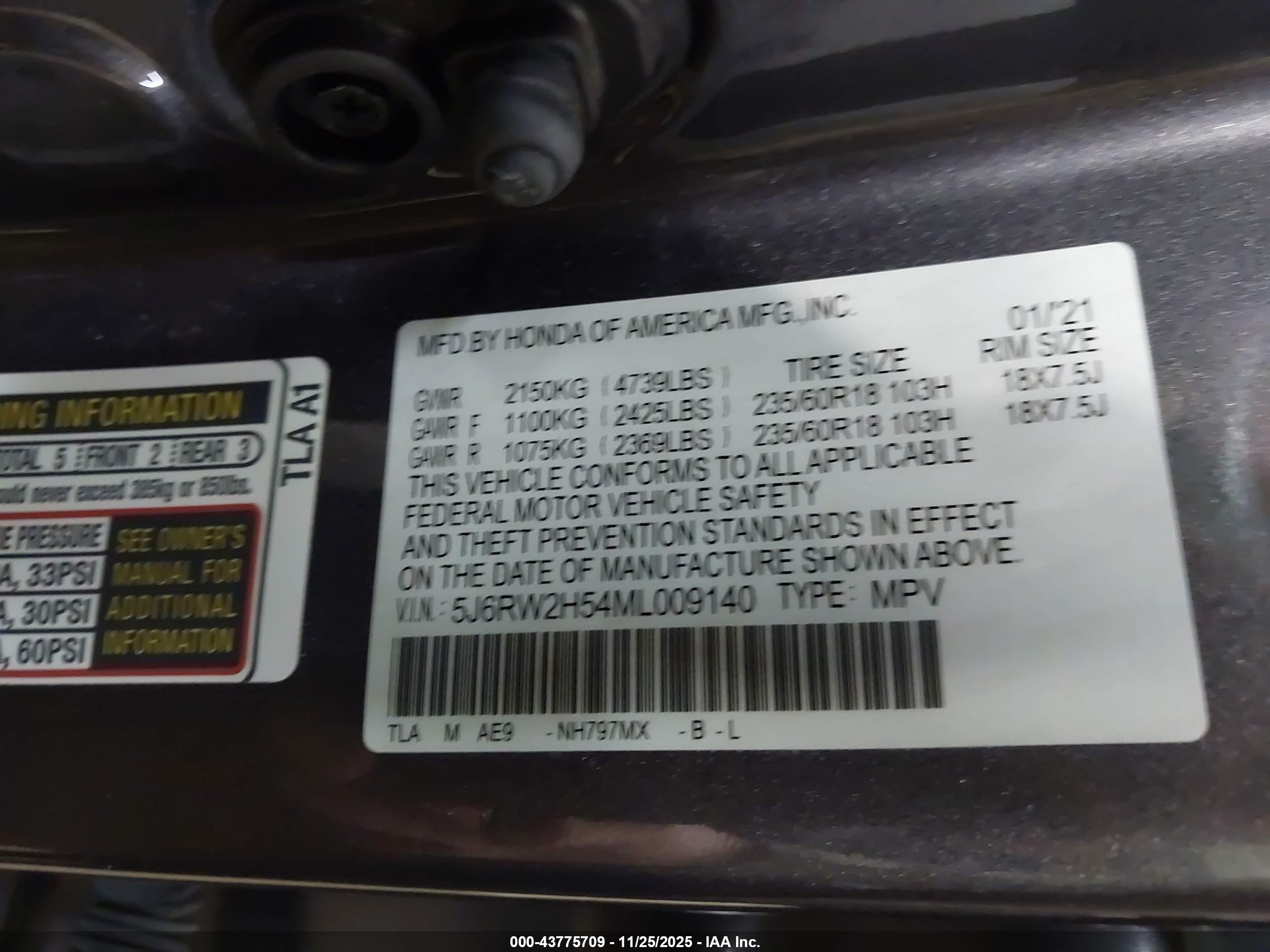 HONDA CR-V image 9