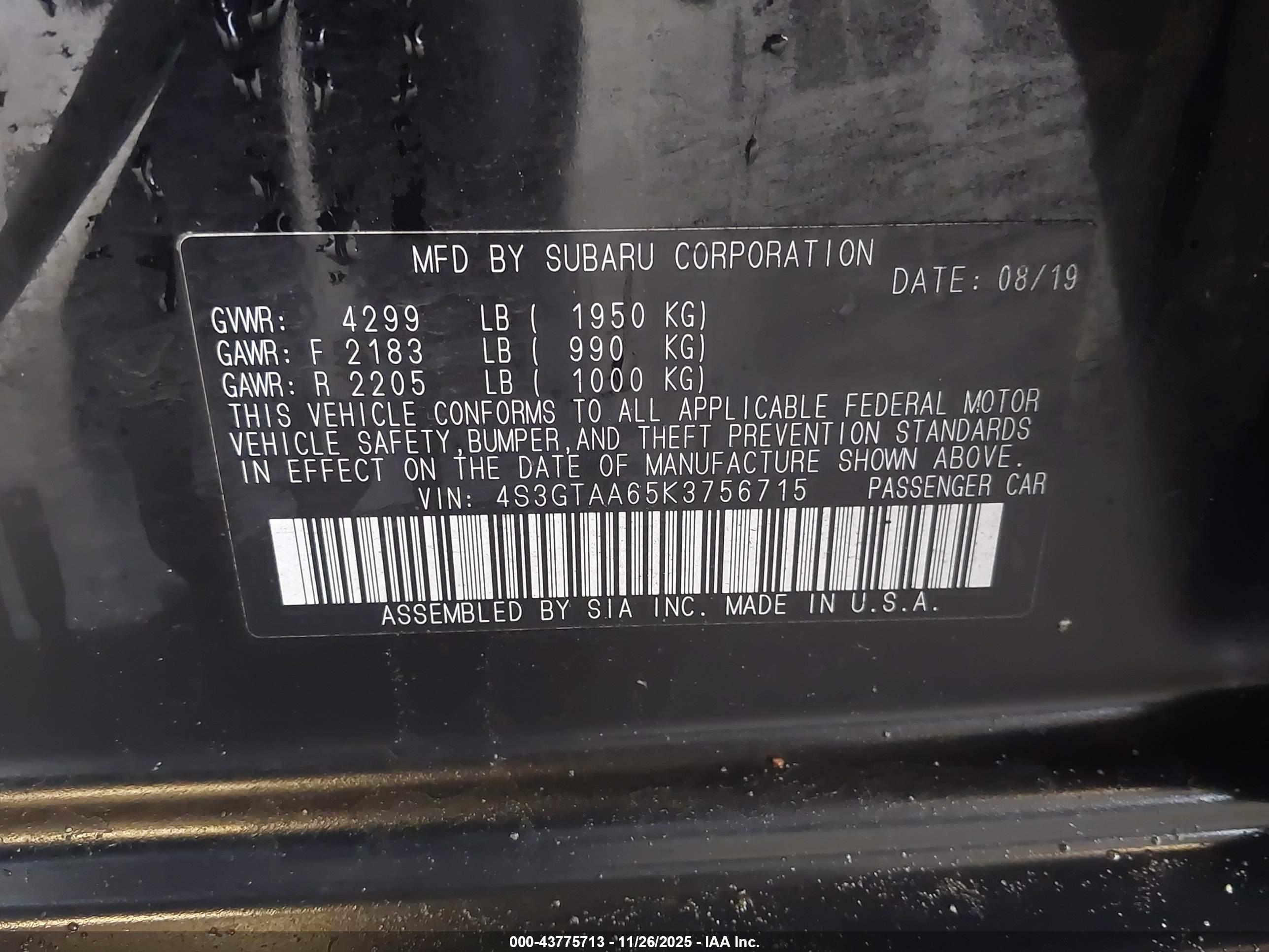 SUBARU IMPREZA image 9
