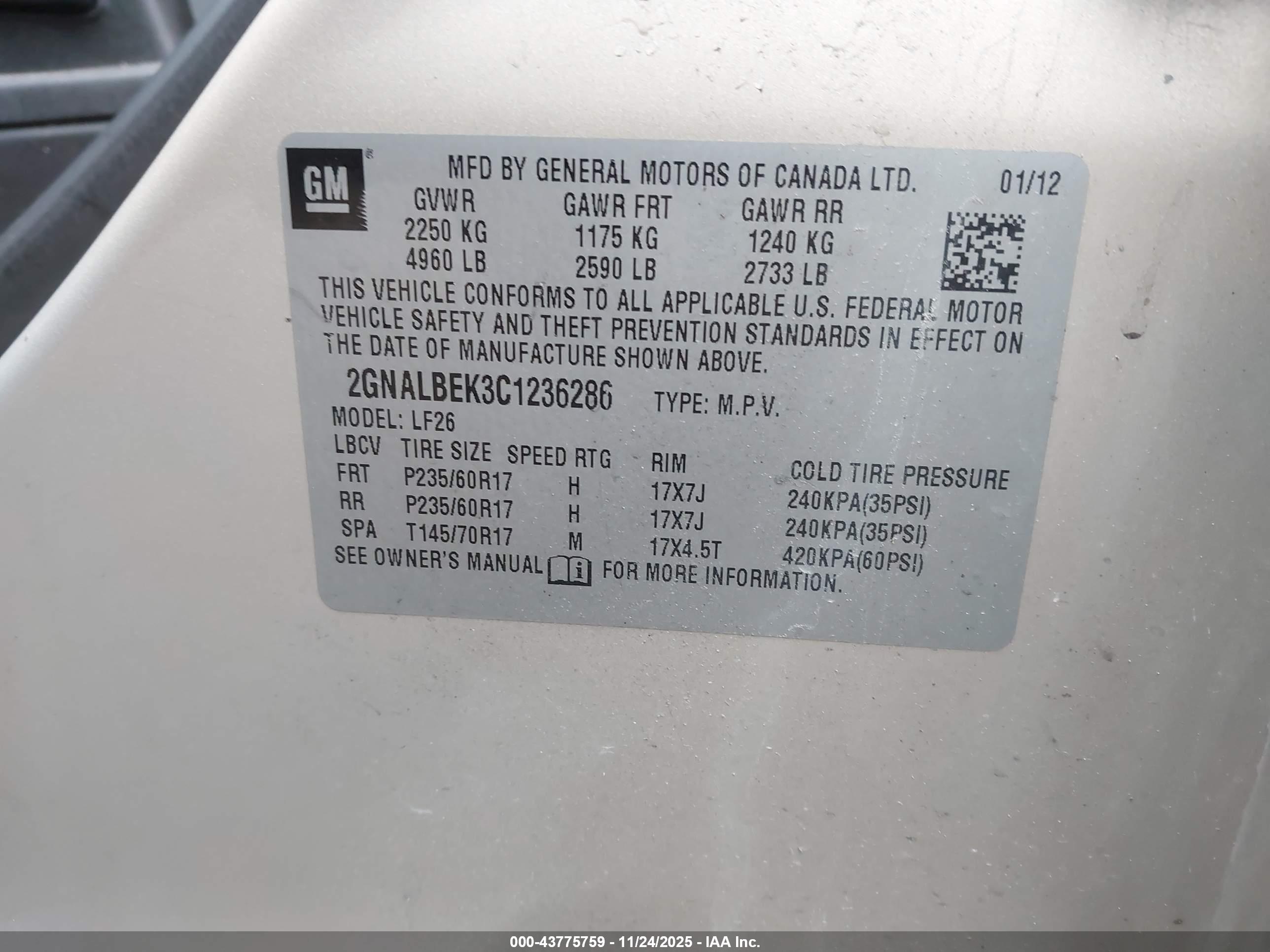 CHEVROLET EQUINOX image 9
