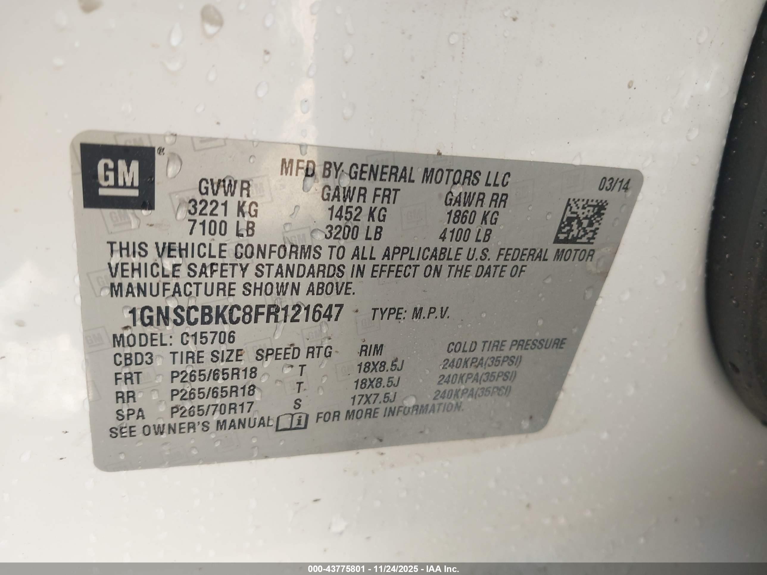 CHEVROLET TAHOE image 9