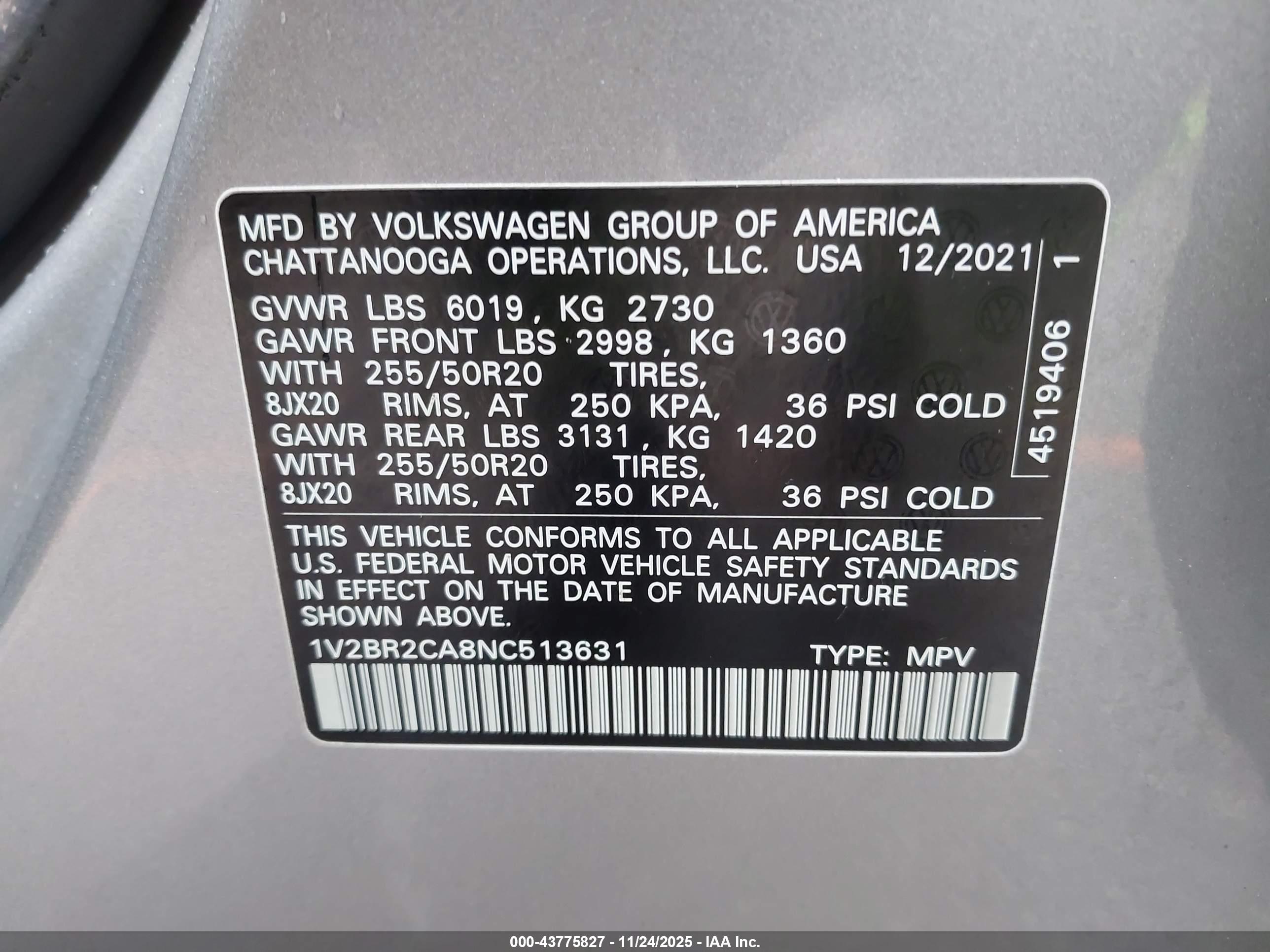 VOLKSWAGEN ATLAS image 9