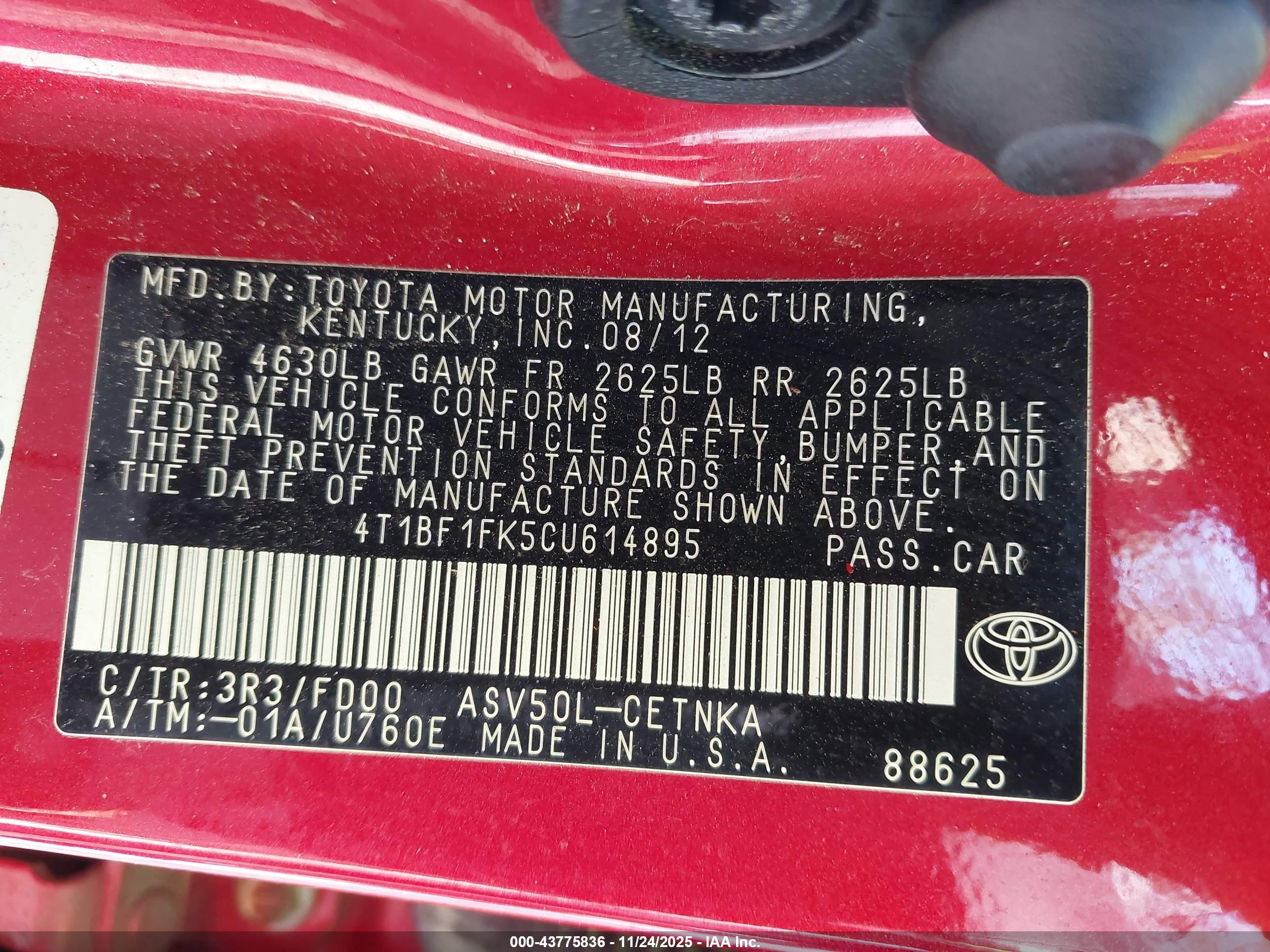 TOYOTA CAMRY image 9